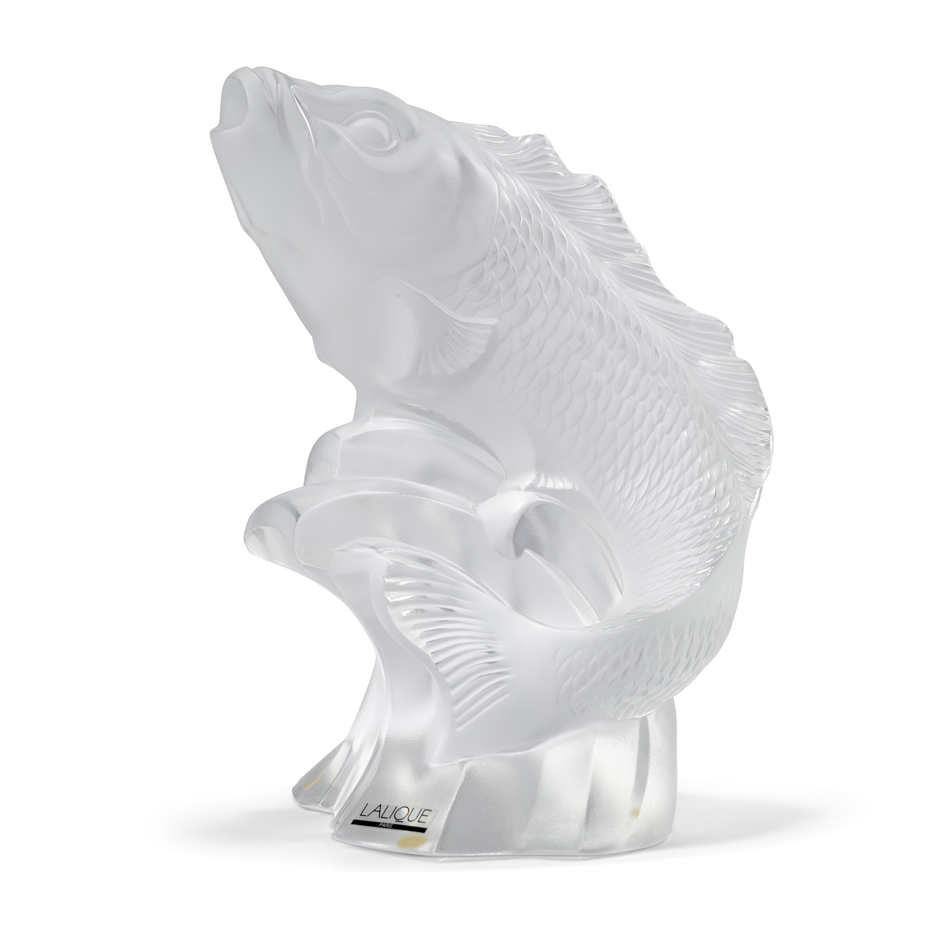 A LALIQUE LIMITED EDITION 'PIVOINES FUCHSIA' CRYSTAL VASE