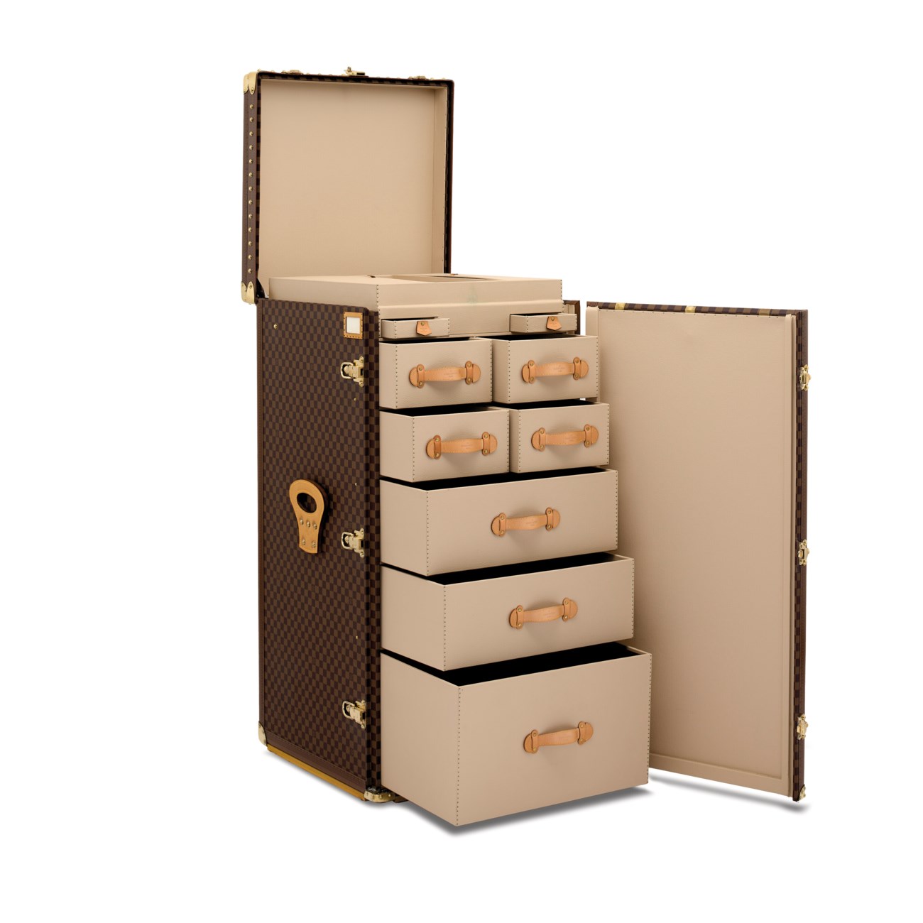 A STANDING WARDROBE DAMIER TRUNK, LOUIS VUITTON, 2003 | Christie's