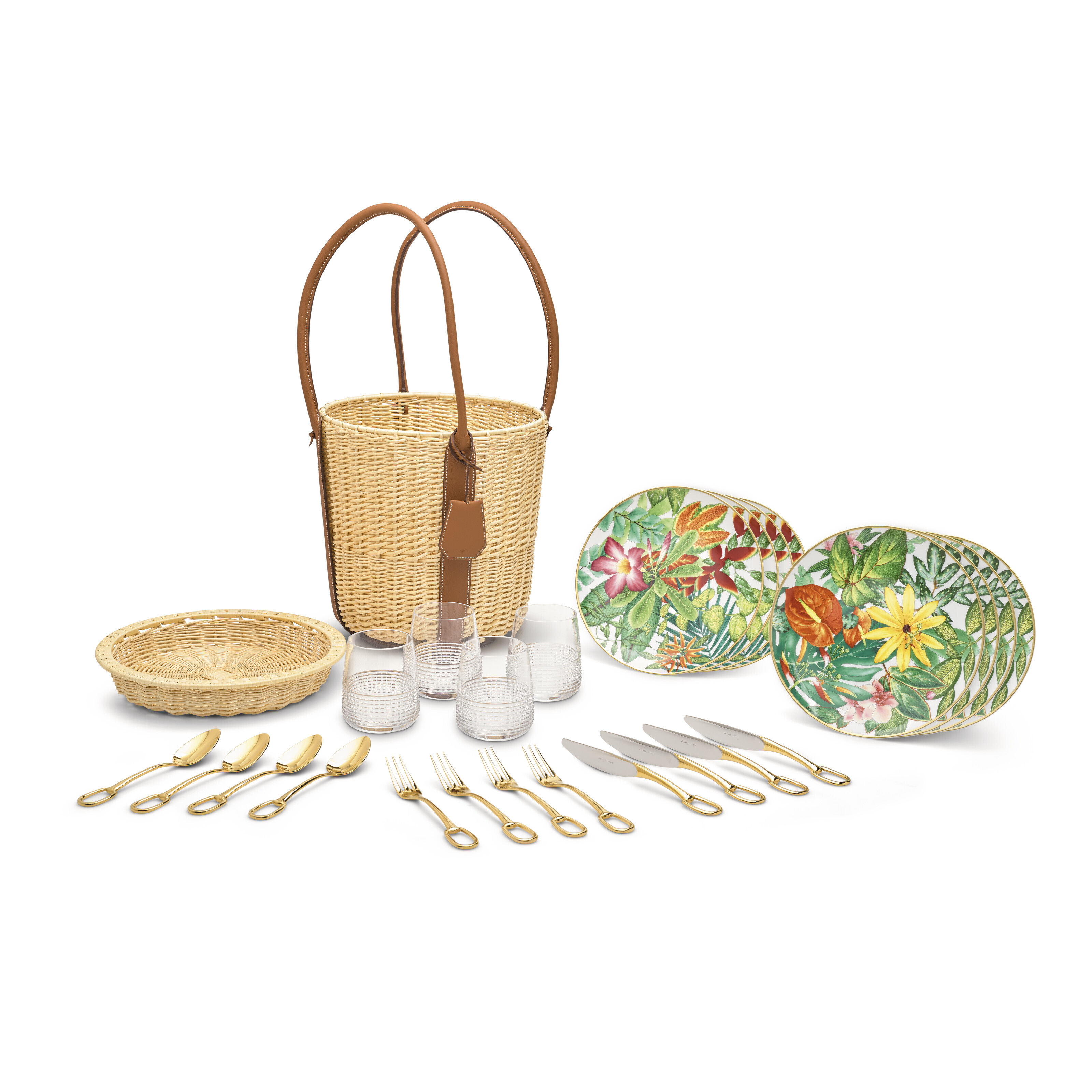 Hermes picnic basket hot sale