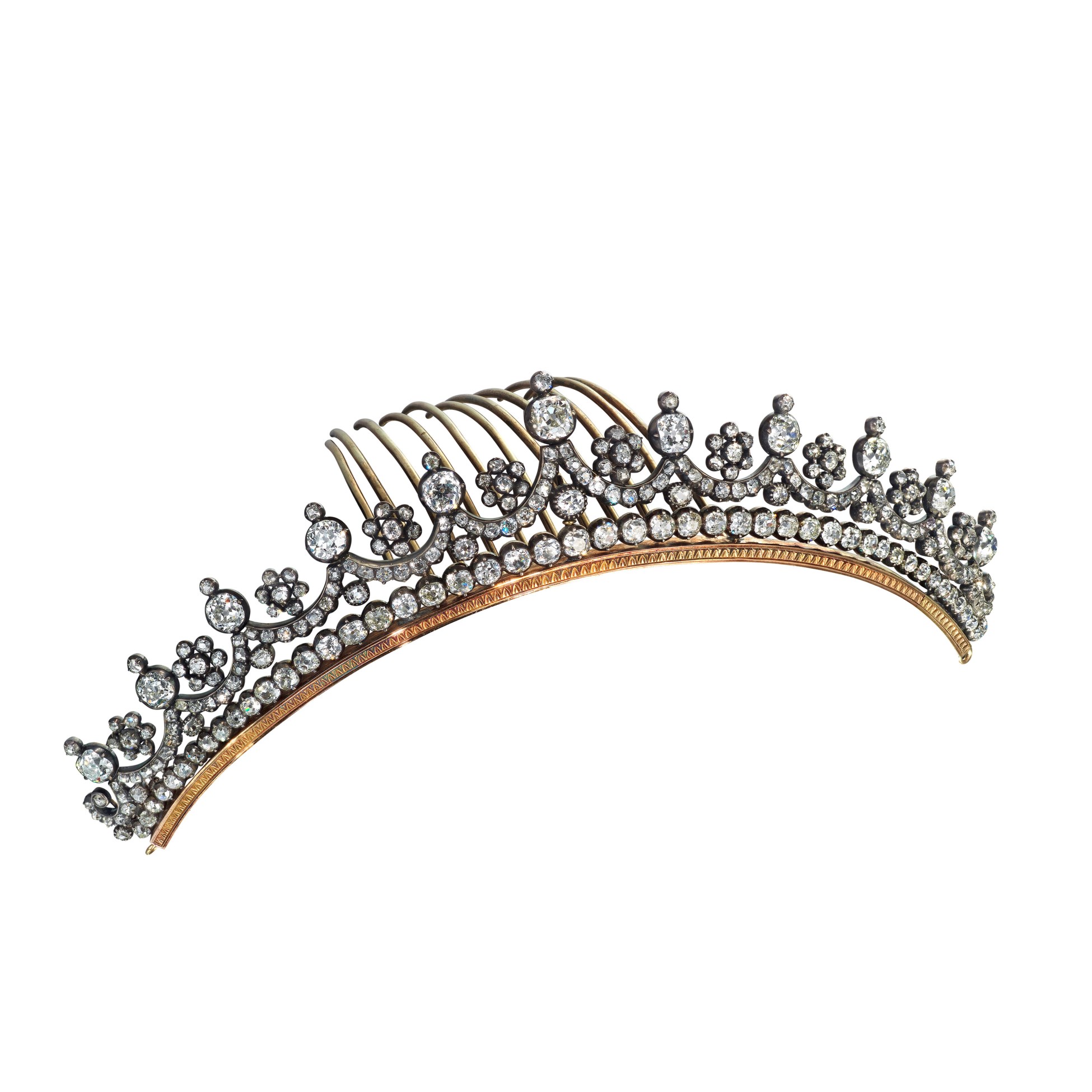 UNIQUE 19TH CENTURY DIAMOND TIARA/NECKLACE Christie's