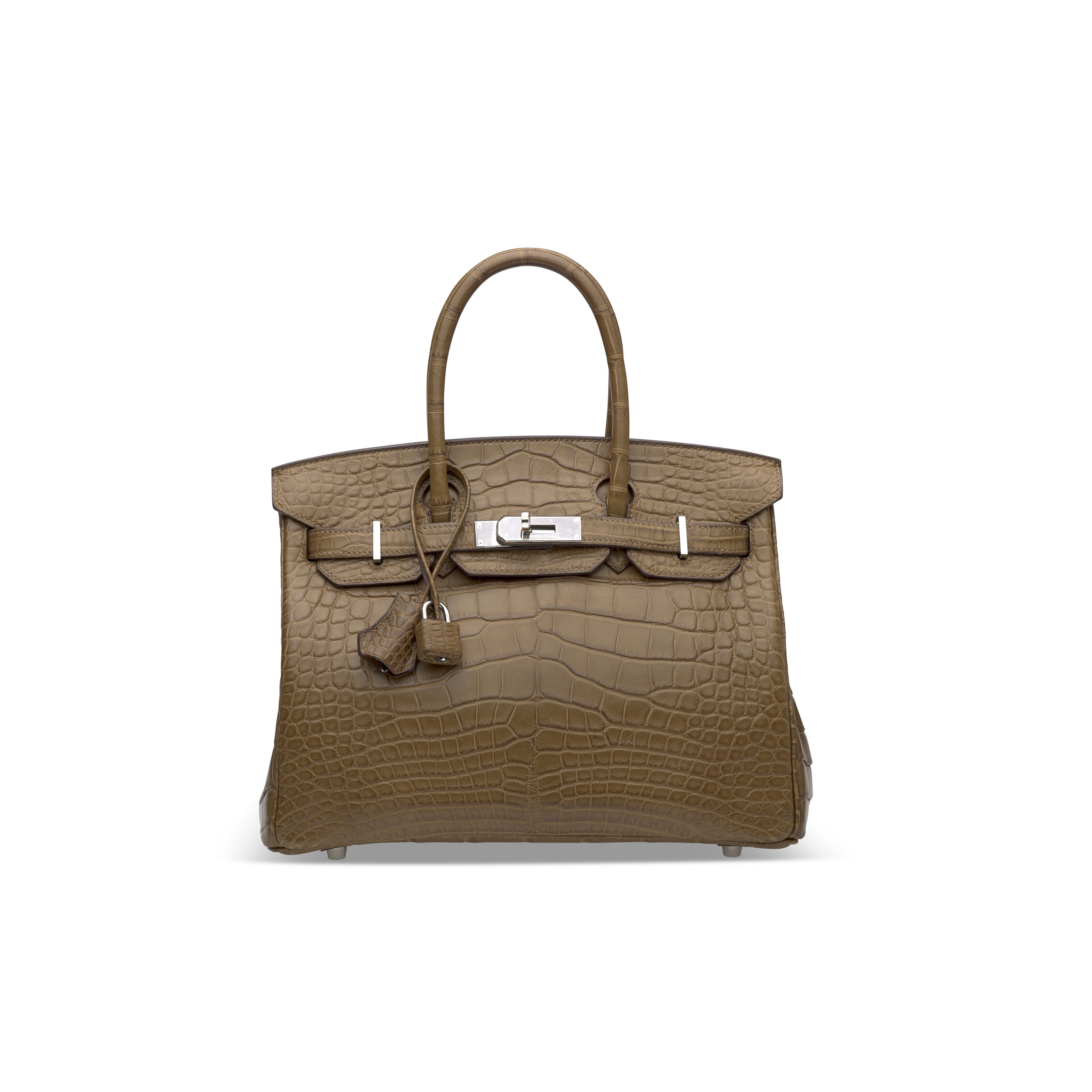 A MATTE ALEZAN ALLIGATOR BIRKIN 30 WITH PALLADIUM HARDWARE, HERMÈS