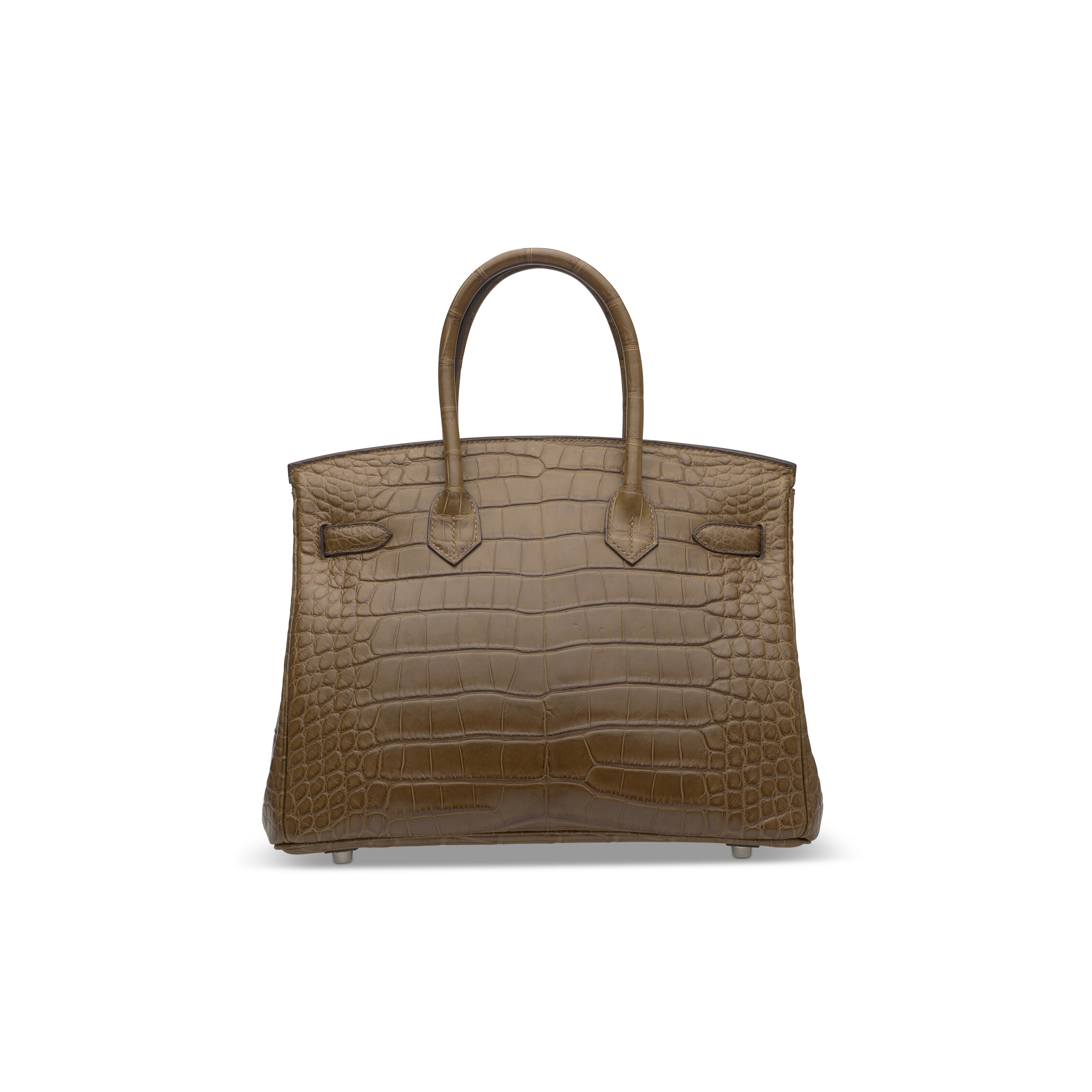 A MATTE ALEZAN ALLIGATOR BIRKIN 30 WITH PALLADIUM HARDWARE, HERMÈS