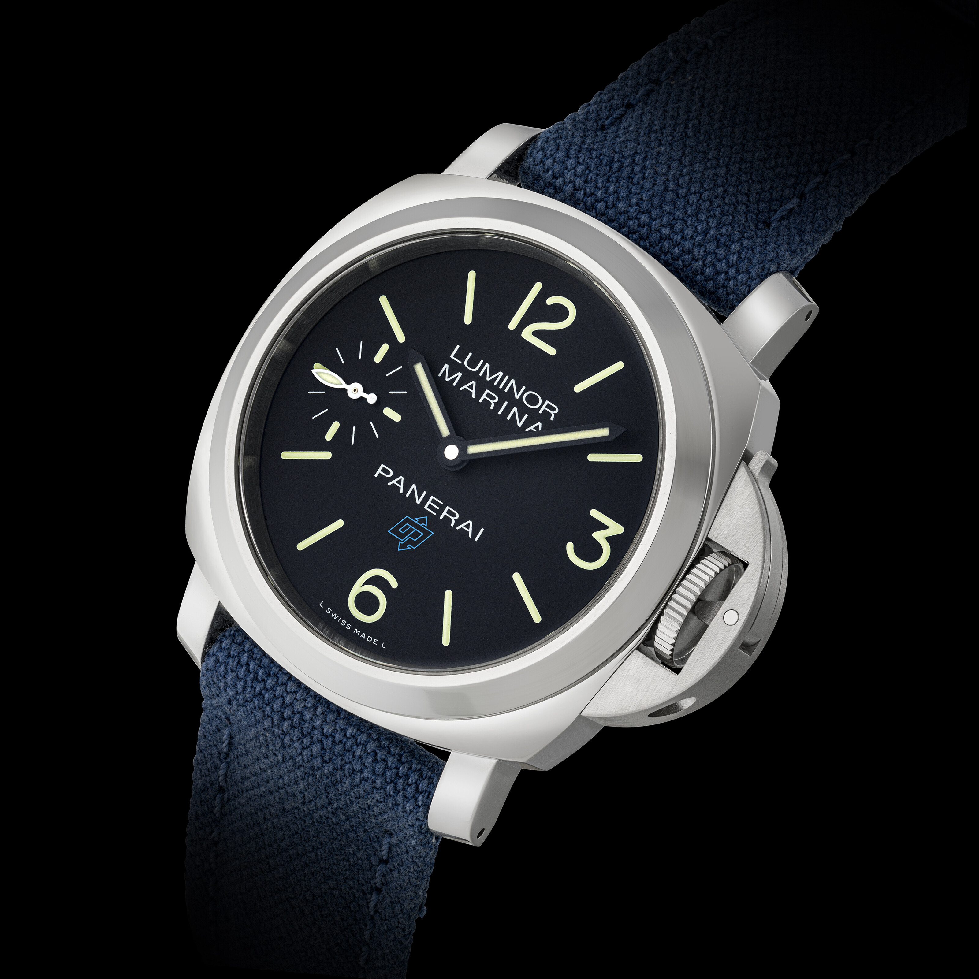 PANERAI REF. PAM00774 STAINLESS STEEL LUMINOR BASE LOGO In unworn condition certificate and box Christie s