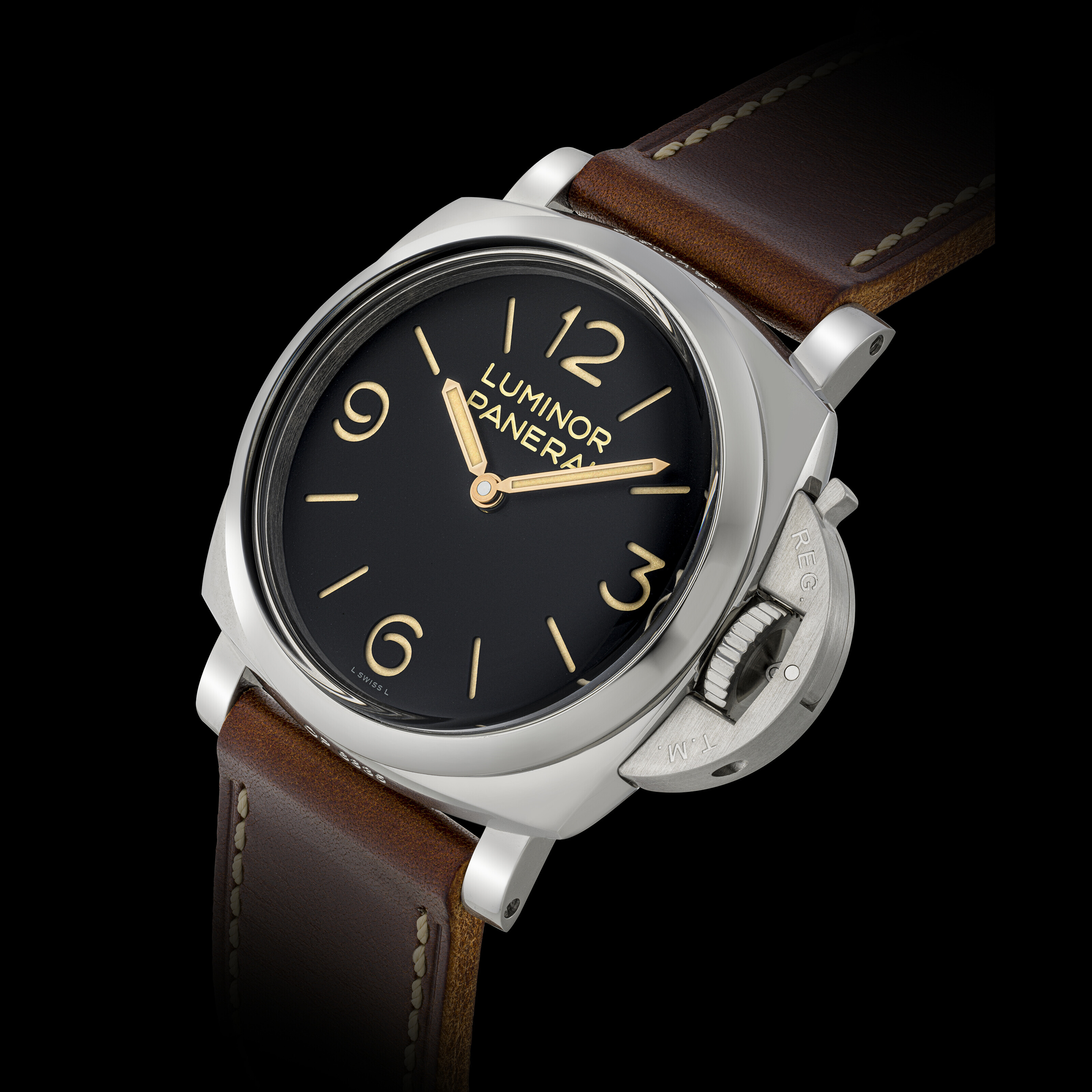 PANERAI REF. PAM00372 STAINLESS STEEL LUMINOR In unworn condition certificate and box Christie s