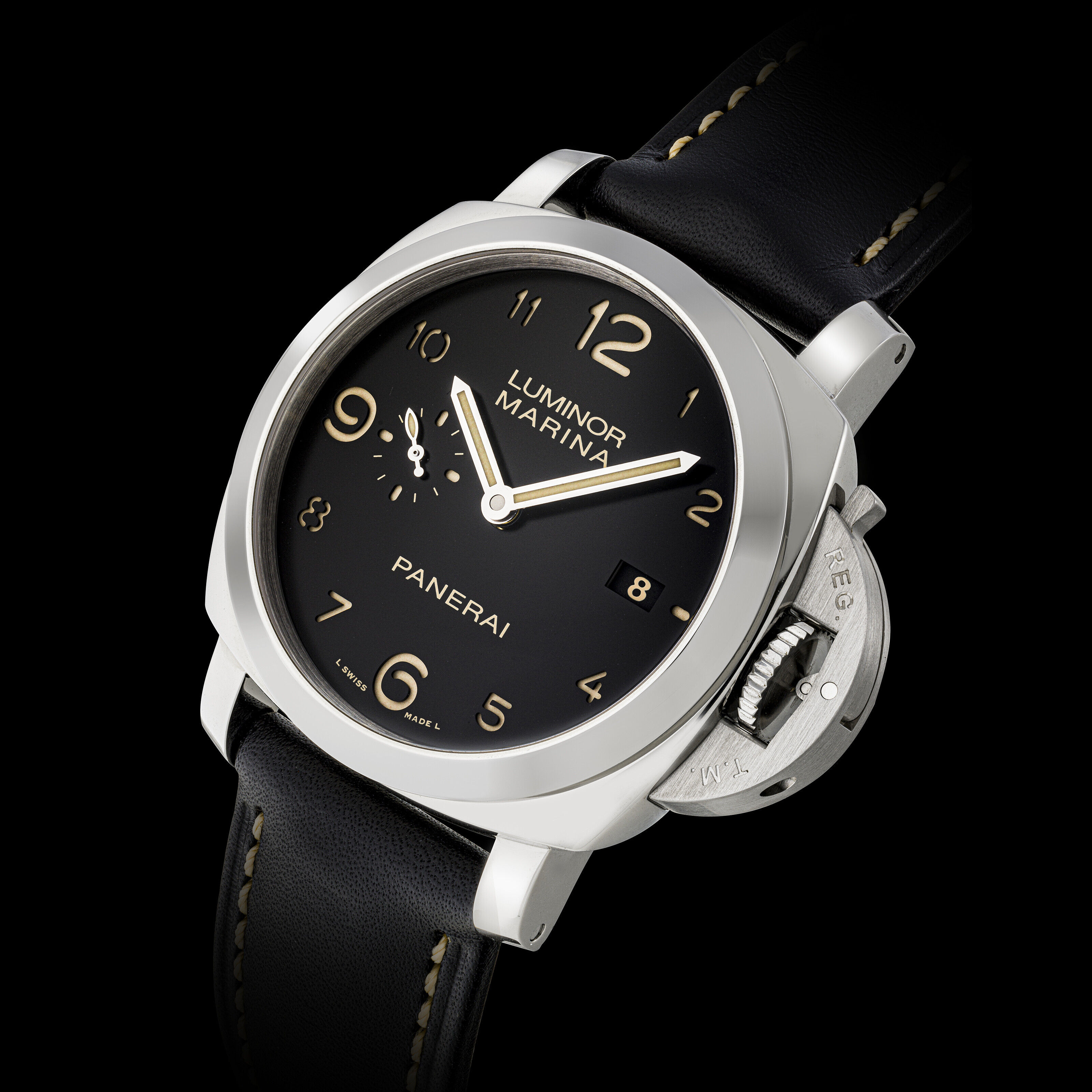 PANERAI REF. PAM00359 STAINLESS STEEL LUMINOR MARINA In unworn condition certificate and box Christie s