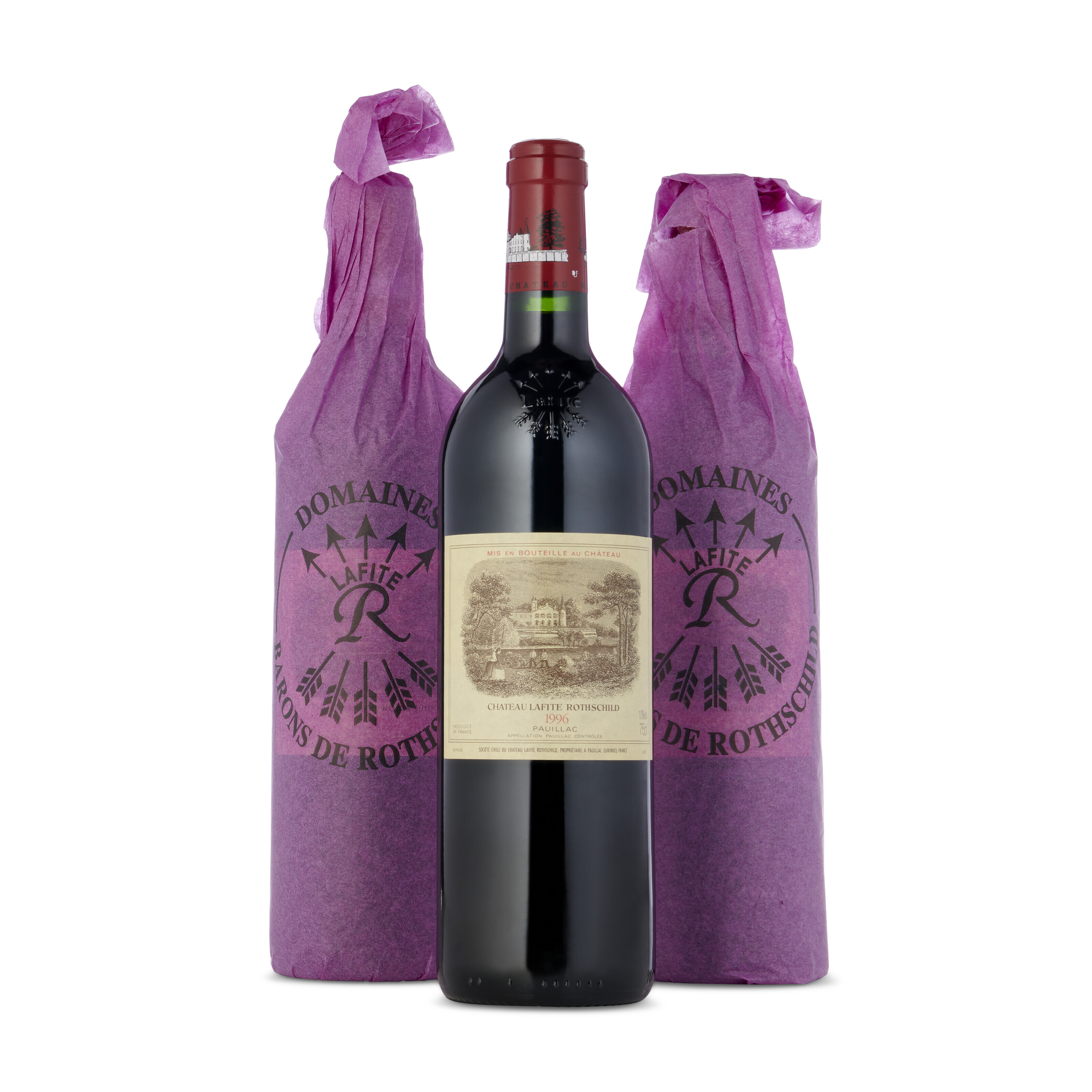 Château Lafite-Rothschild 1996, Pauillac, 1er cru classéIn banded