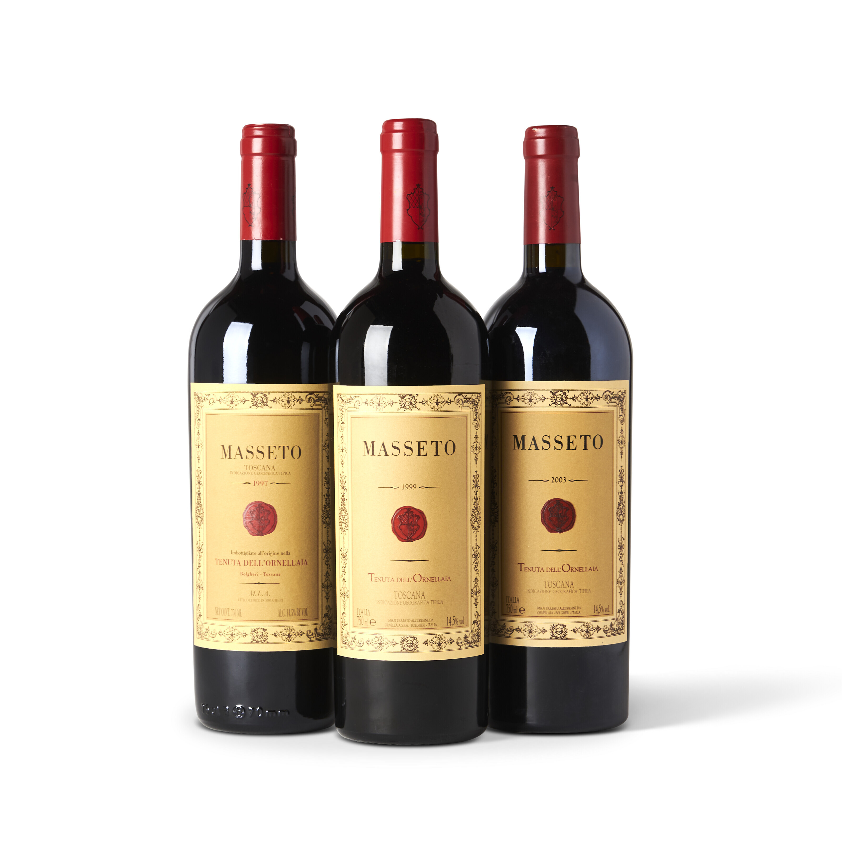 Mixed Masseto, Tuscany1997 US import back label (1) 2003 (1) | Christie’s