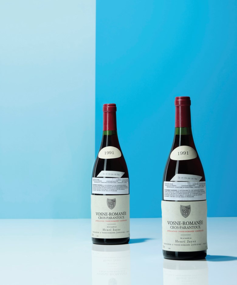 Henri Jayer, Vosne-Romanée Cros Parantoux 1991, 12 bottles per lot. Estimate  HK$1,200,000-1,800,000. Offered in Iconic Wines from Joseph Lau on 13 April 2022 at Christie’s in Hong Kong