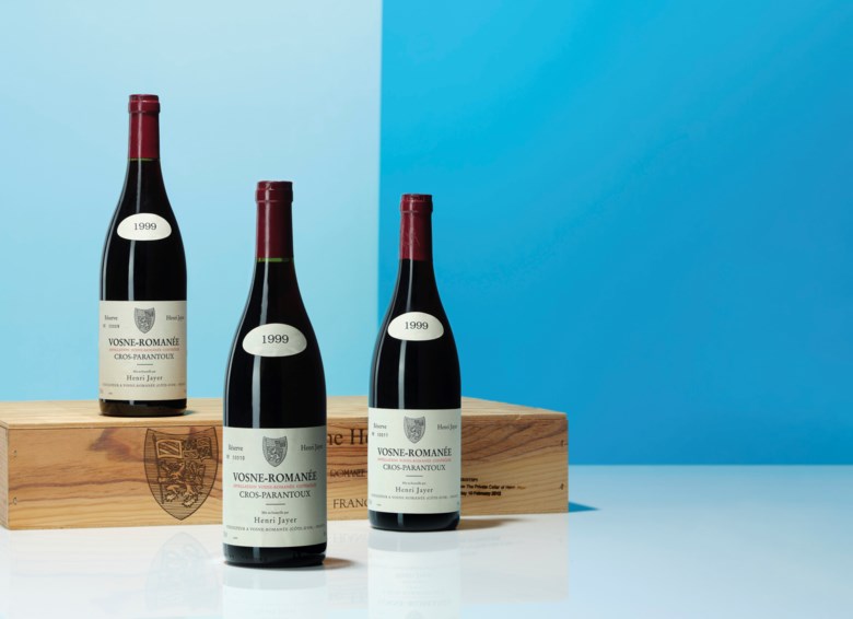 Henri Jayer, Vosne-Romanée Cros Parantoux 1999, 6 bottles per lot. Estimate HK$600,000-900,000. Offered in Iconic Wines from Joseph Lau on 13 April 2022 at Christie’s in Hong Kong