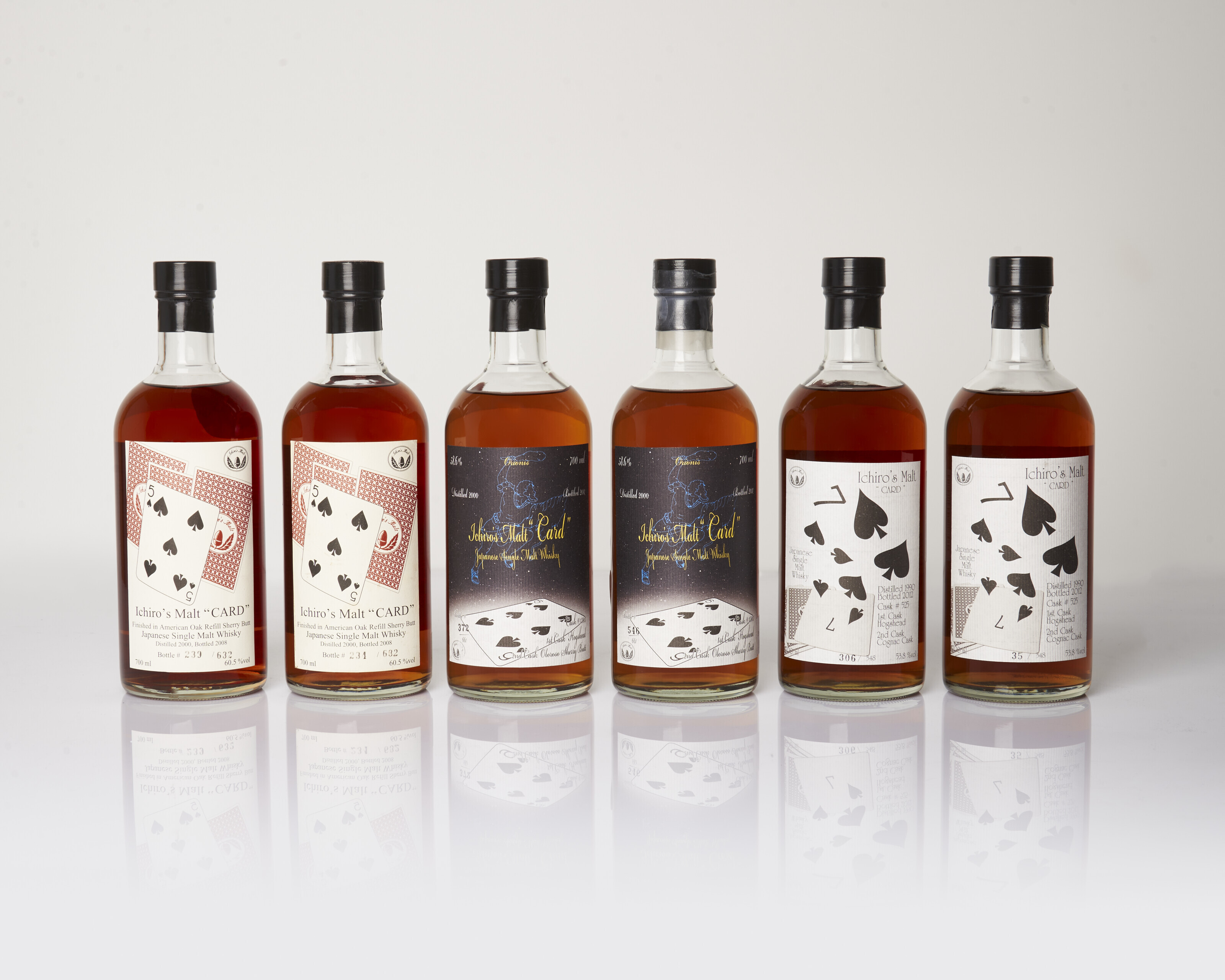 Ichiro's Malt card空き瓶 Hanyu Ichiro's Malt Card Series 2 of Spades | Christie's