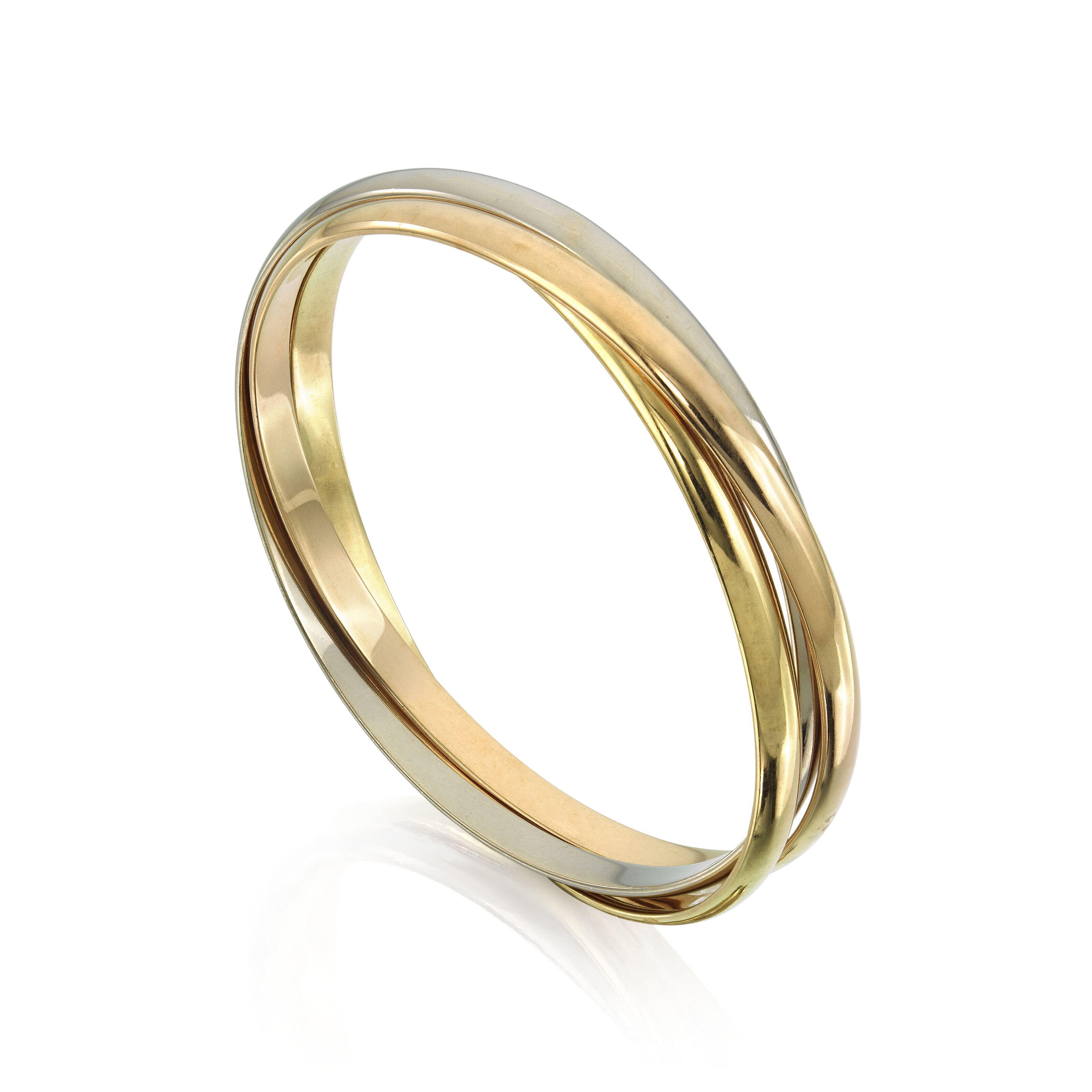 CARTIER GOLD 'TRINITY' BANGLE, | Christie’s