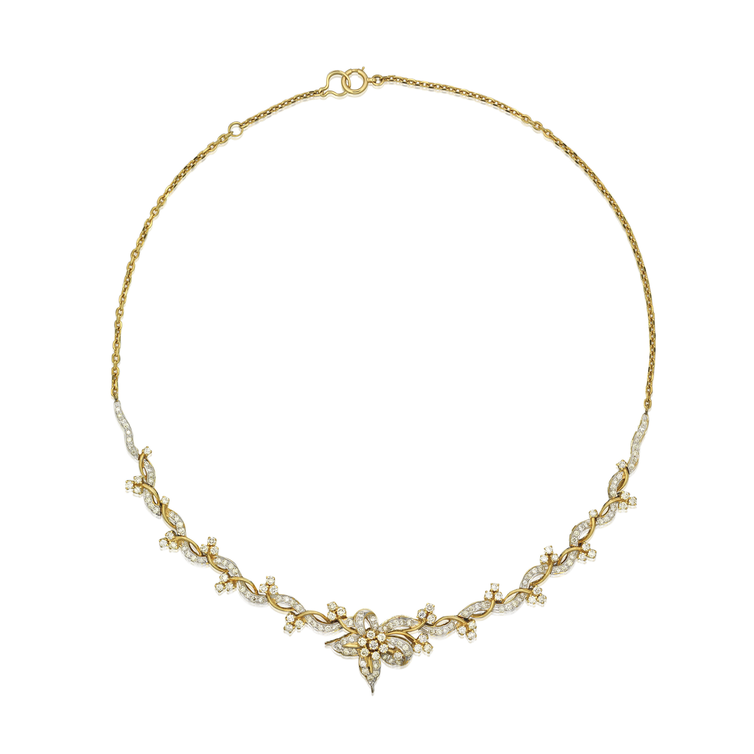 DIAMOND NECKLACE AND RING SET, Christie’s