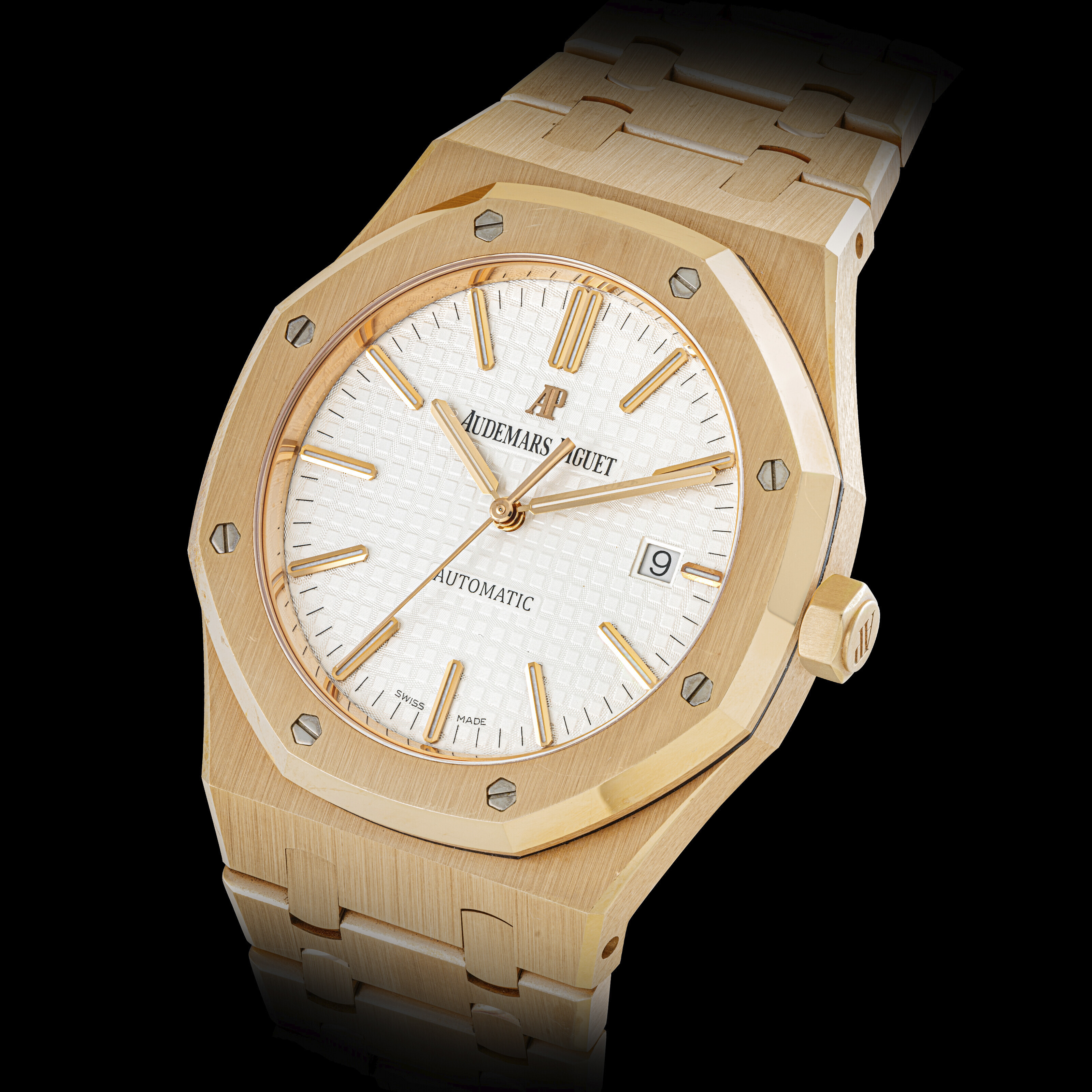 AUDEMARS PIGUET ROYAL OAK REF 15400OR Certificate and box Christie s