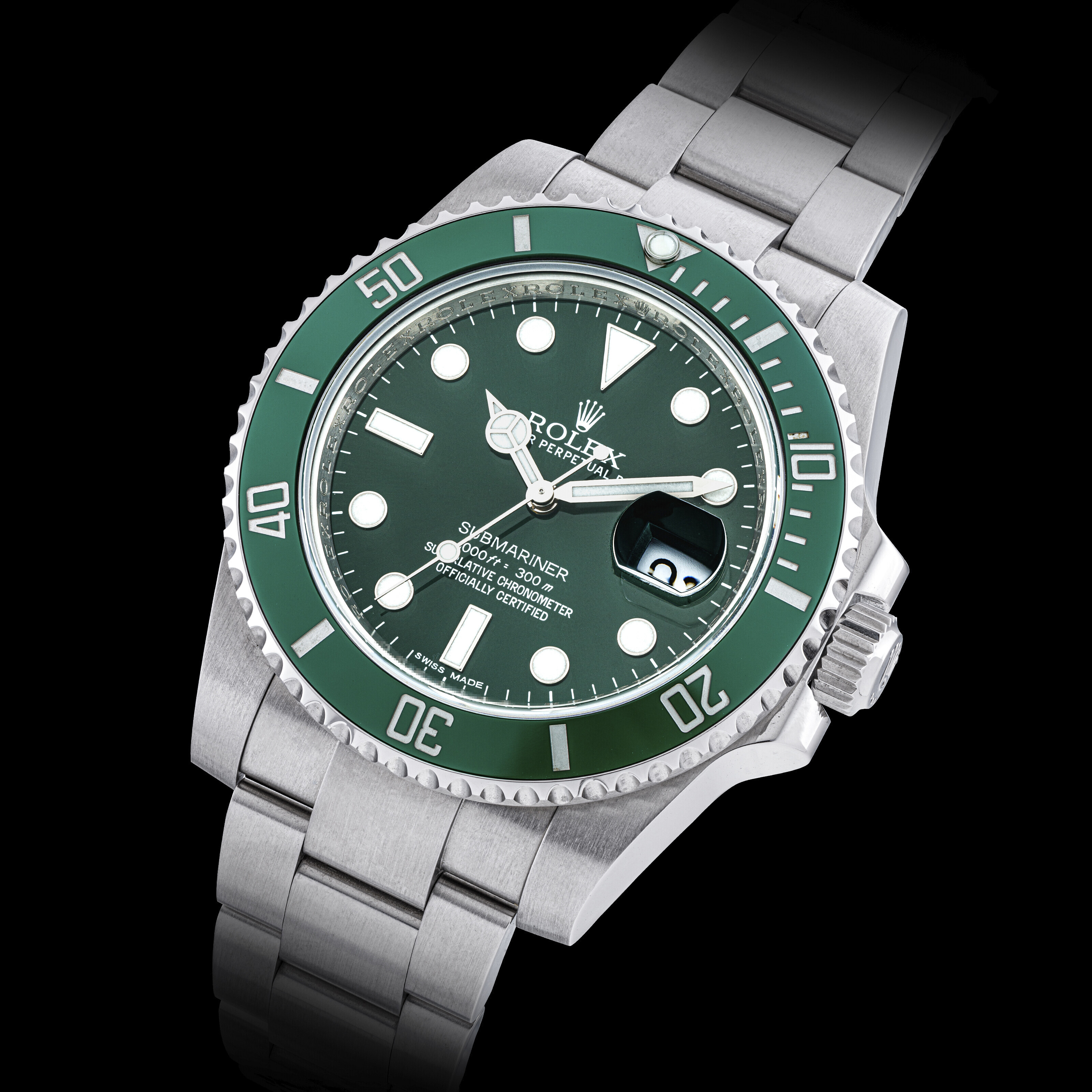 Hulk Lloyds Auctions Rolex ROLEX, SUBMARINER, “HULK”, 116610LV, In