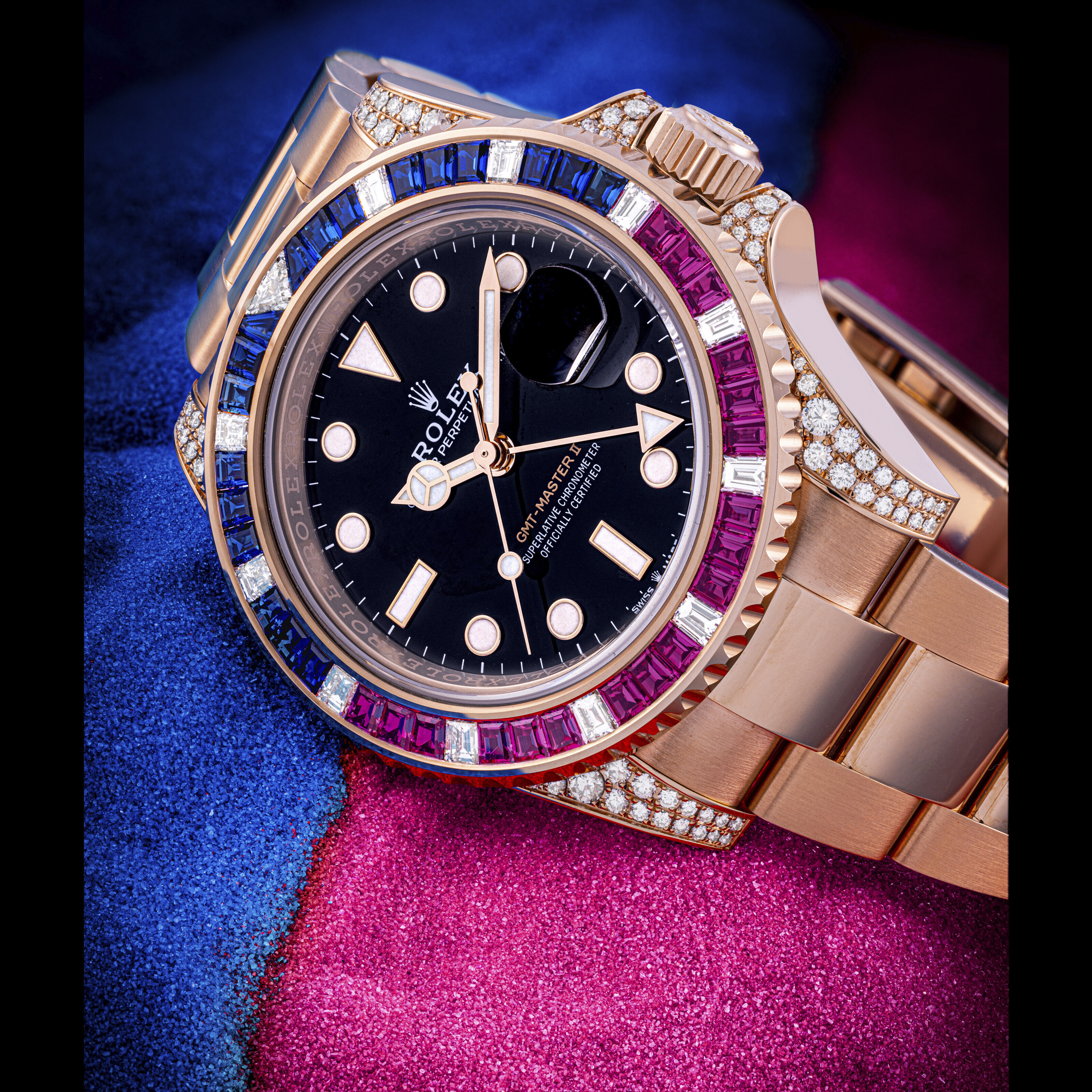 Watch Rolex 126755 Rolex GMT-Master II 126755SARU Rose Gold