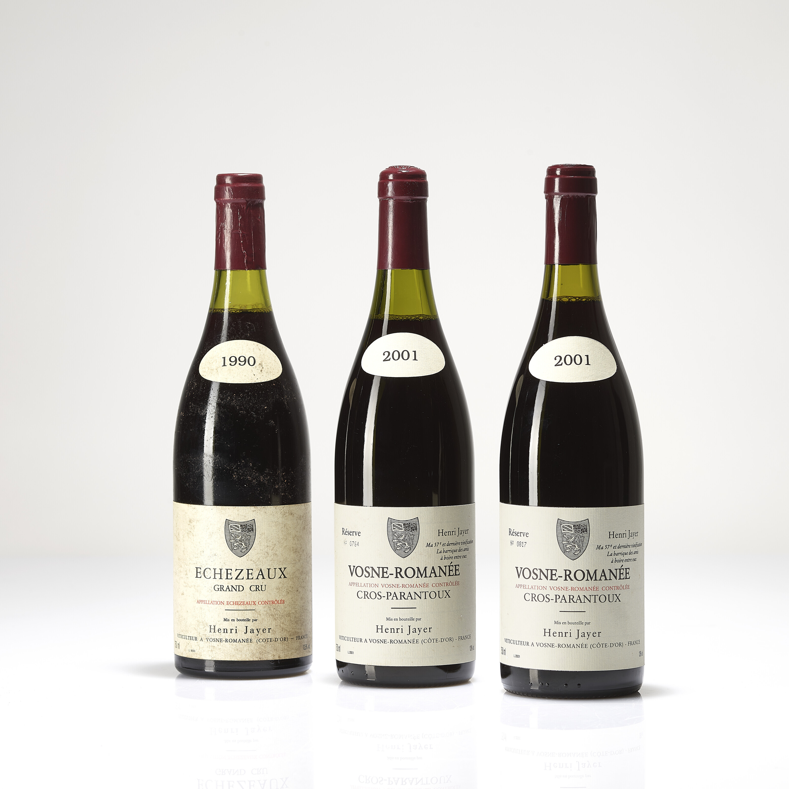 Henri Jayer, Vosne-Romanée Cros Parantoux 2001, 1er Cru, Côte de ...