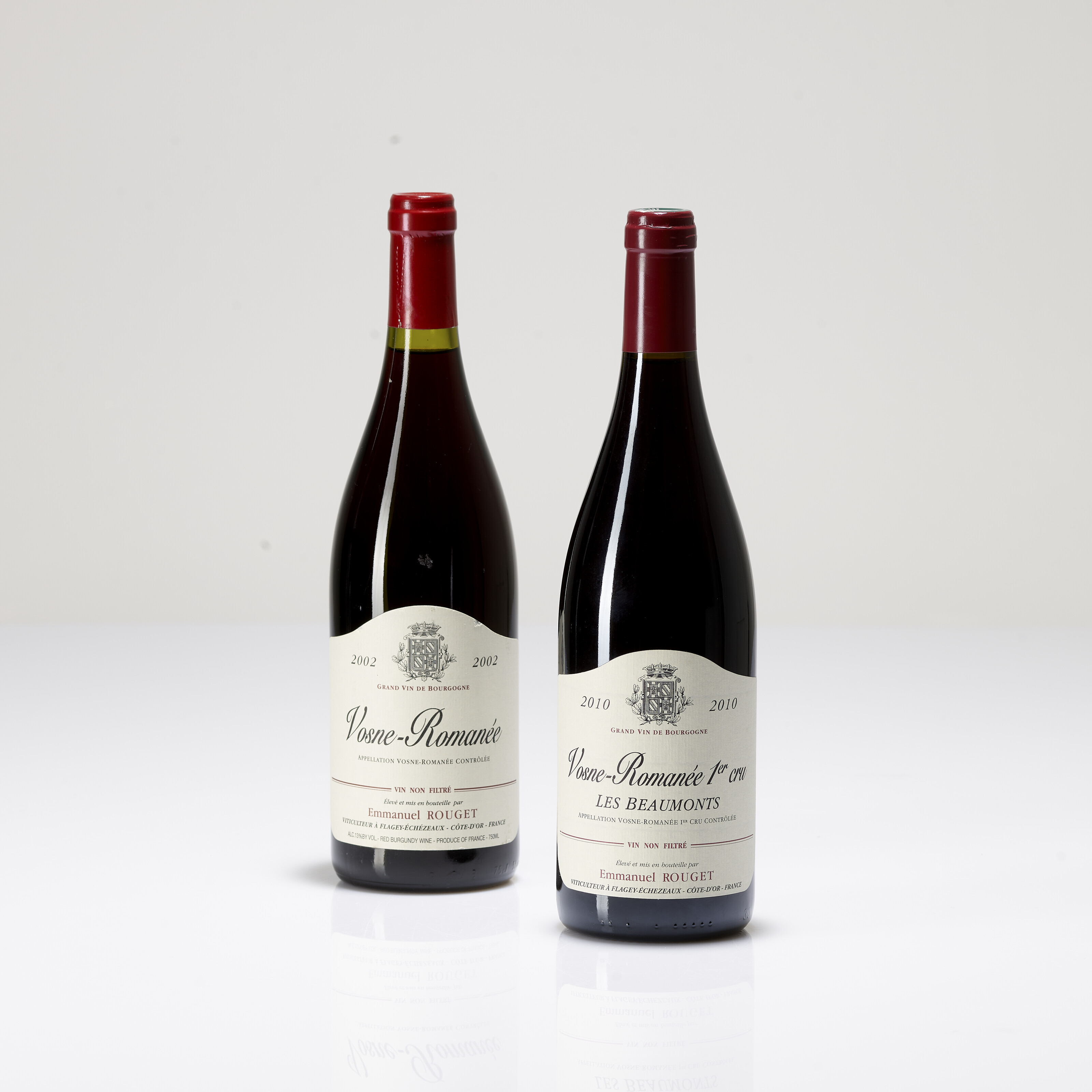 Mixed Emmanuel Rouget, Vosne-Romanée, Vosne-Romanée 2002 Very slightly ...