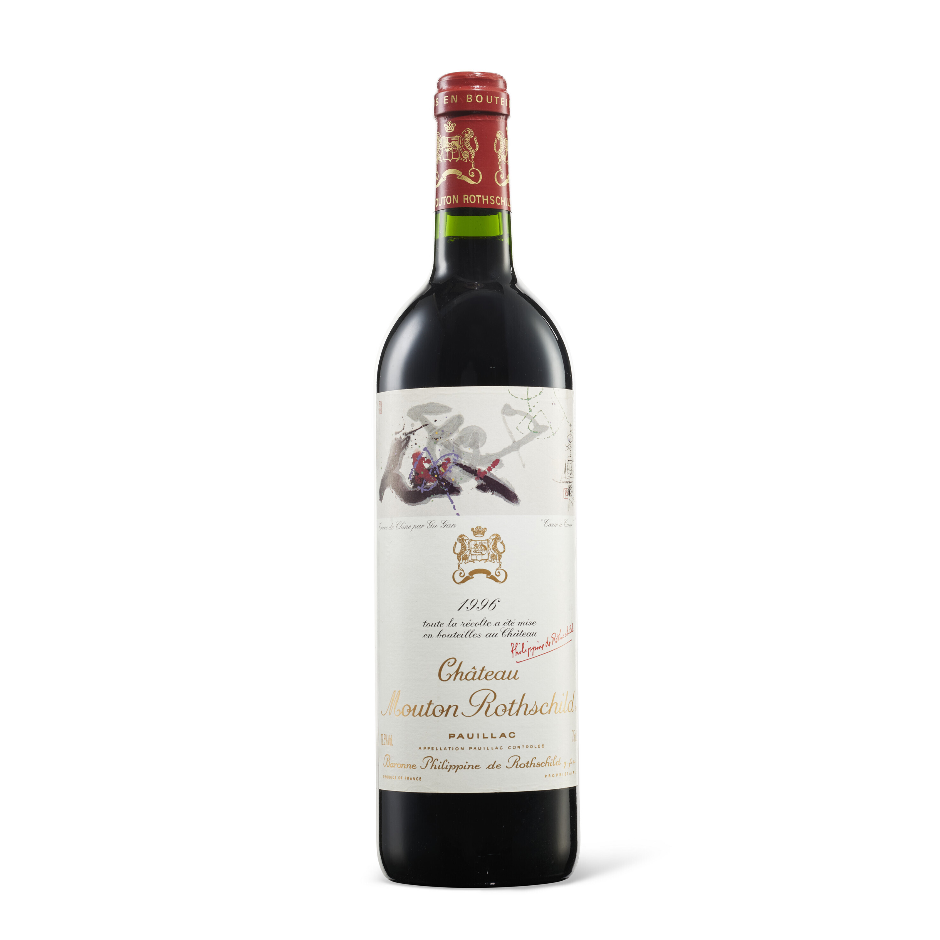 Château Mouton-Rothschild 1975, Pauillac, 1er cru classéCorroded