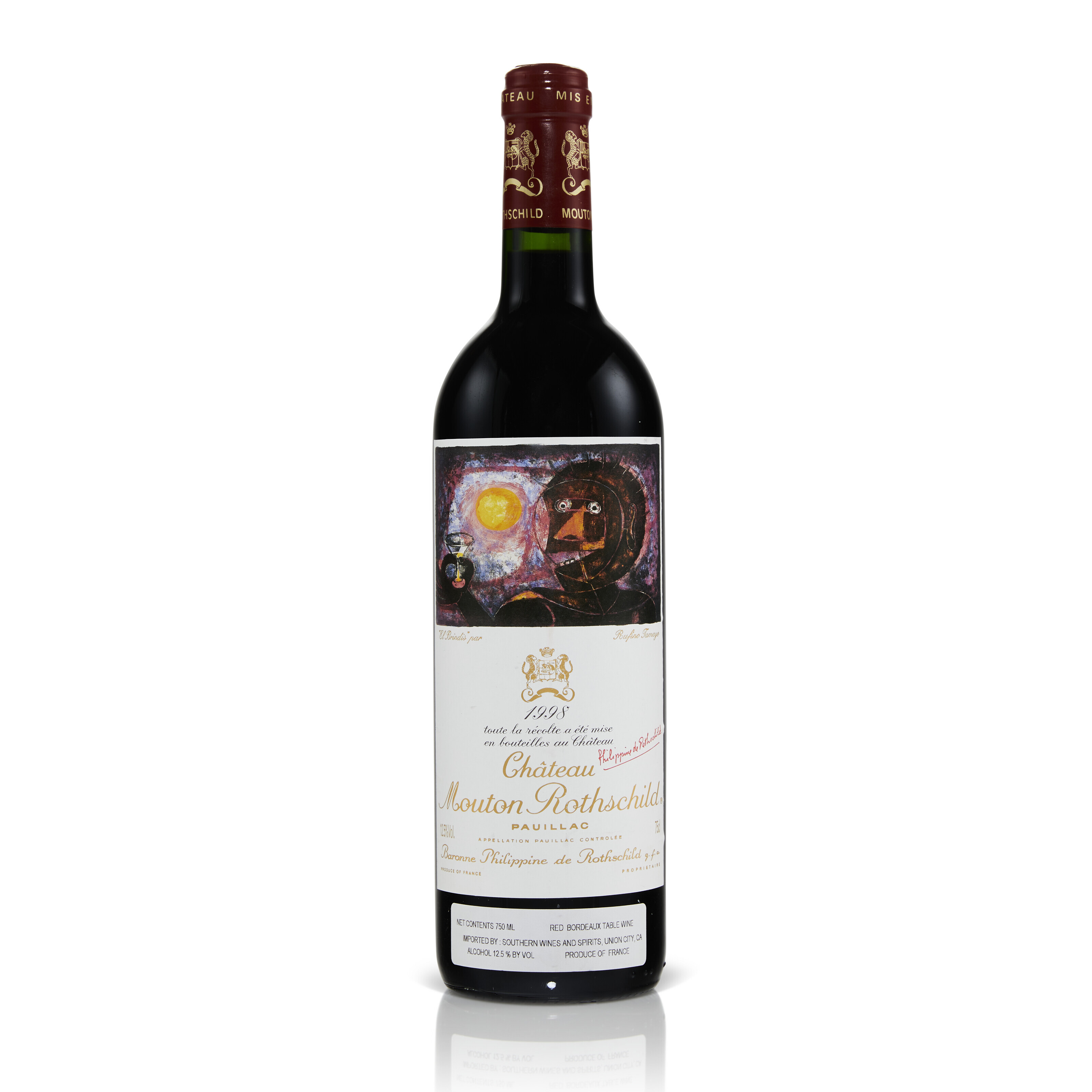 ÉTIQUETTE VIN CHATEAU Mouton Rothschild 1957 specimen wine label André Masson EUR 10,00 - FR