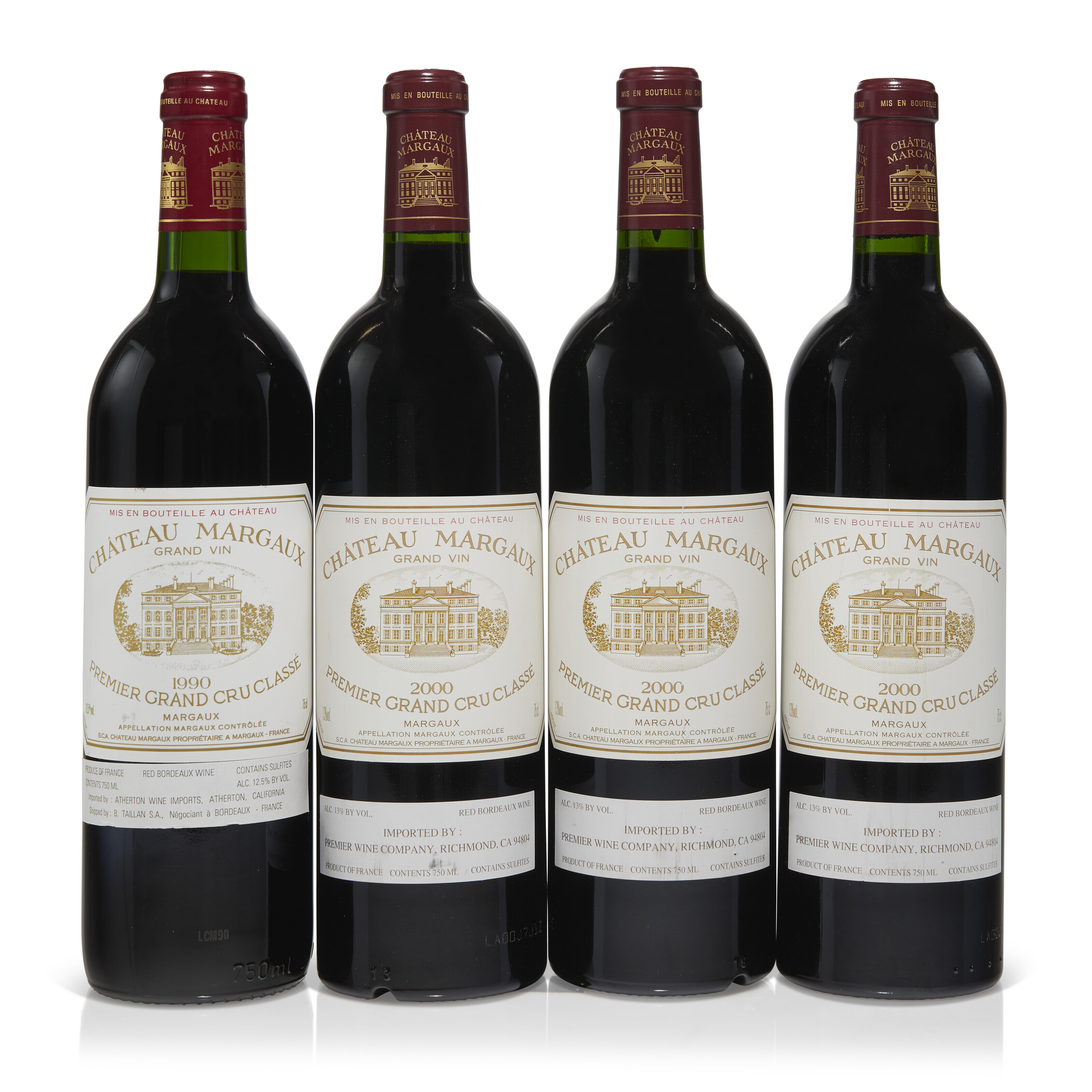 Château Margaux 1990 & 2000, Château Margaux Margaux, 1er cru ...