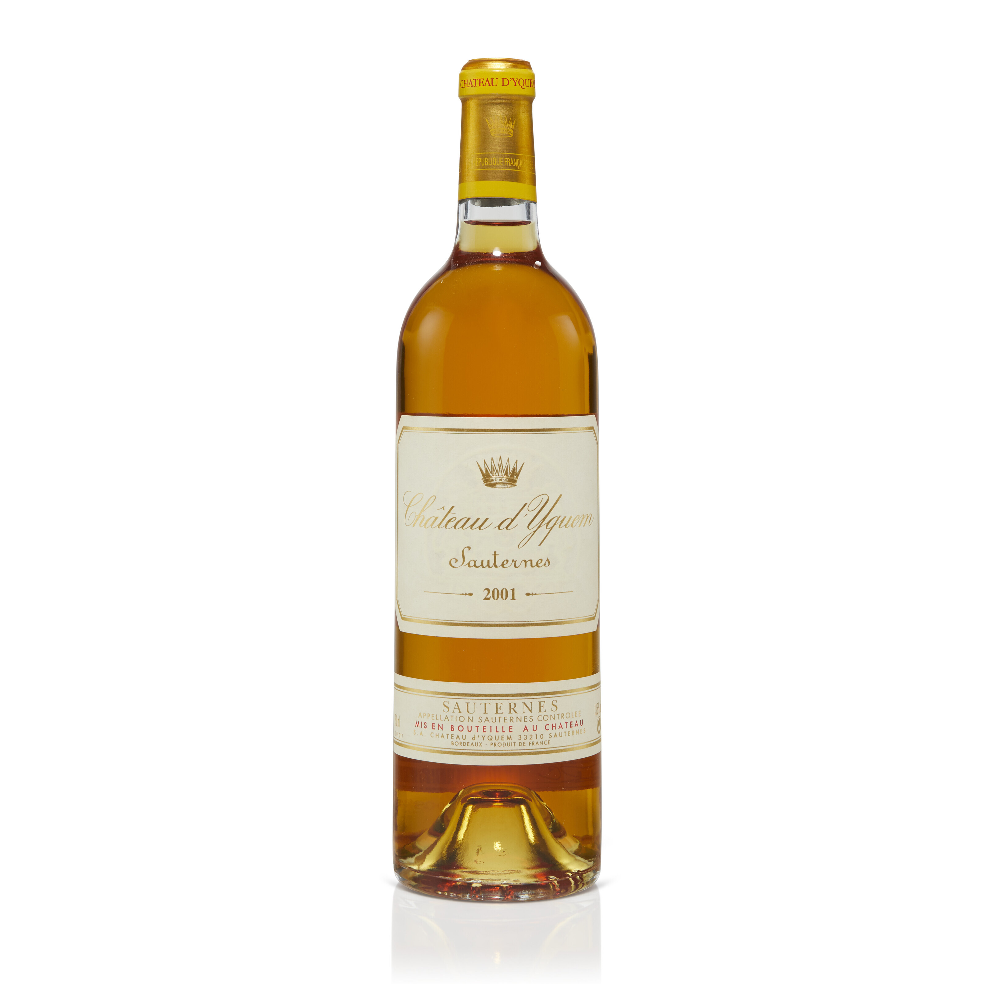 Château d'Yquem 2001, Sauternes, 1er grand cru classé | Christie’s