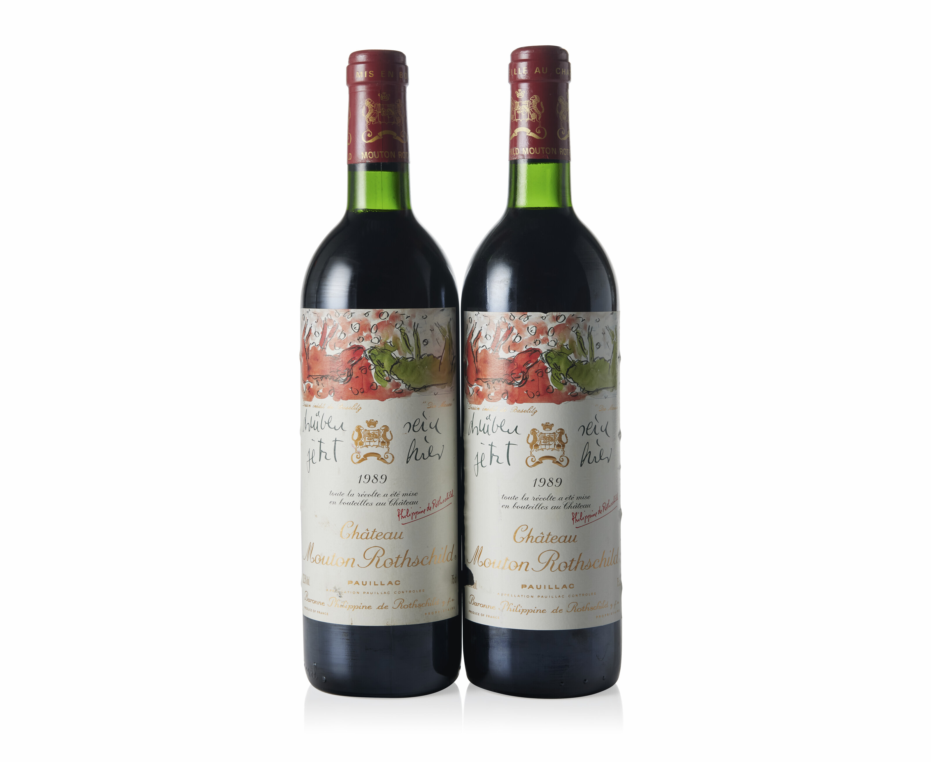 Château Mouton-Rothschild 1988, Pauillac, 1er cru classéWorn