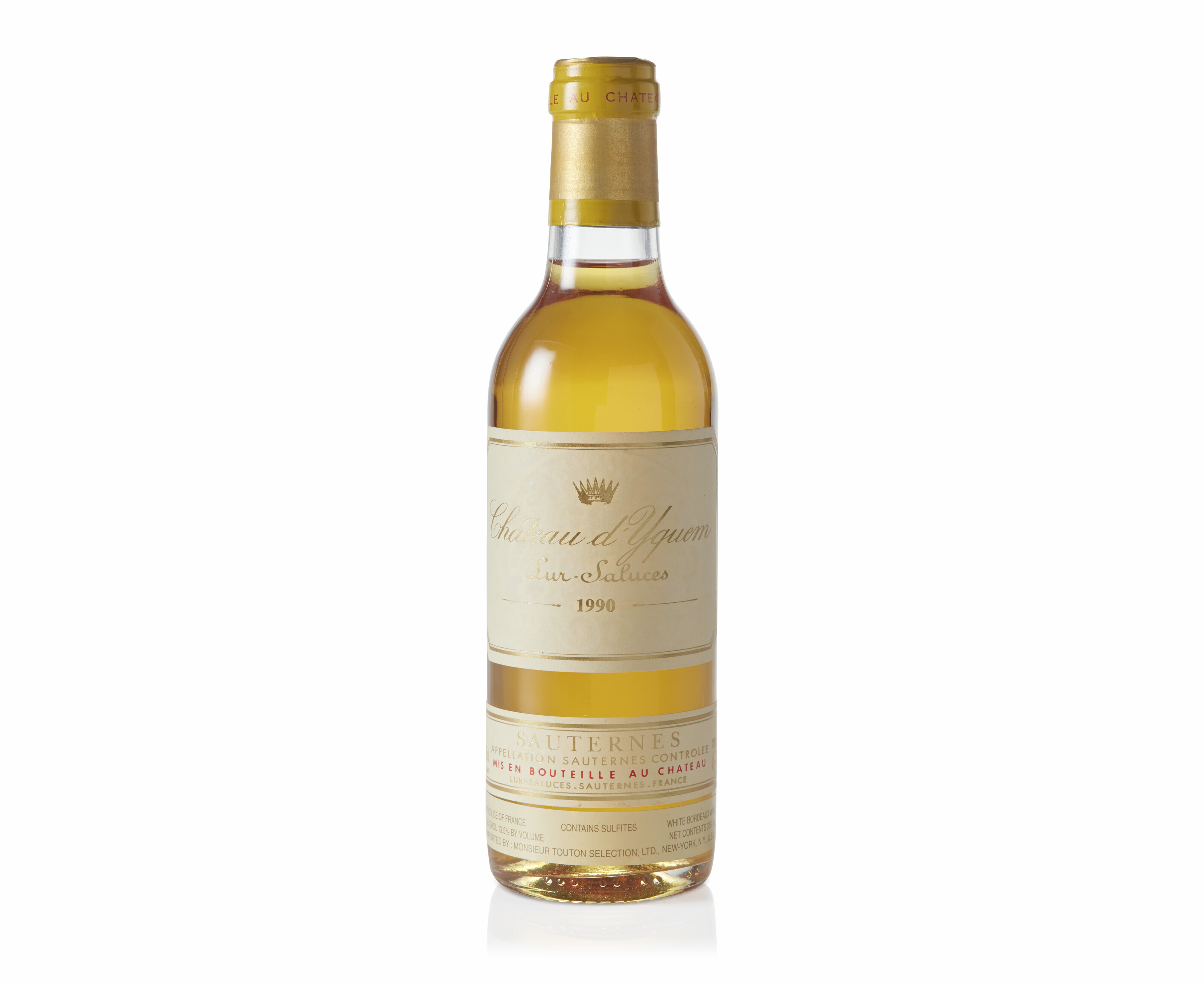 Château d'Yquem 1990, Sauternes, 1er grand cru classéLevels base