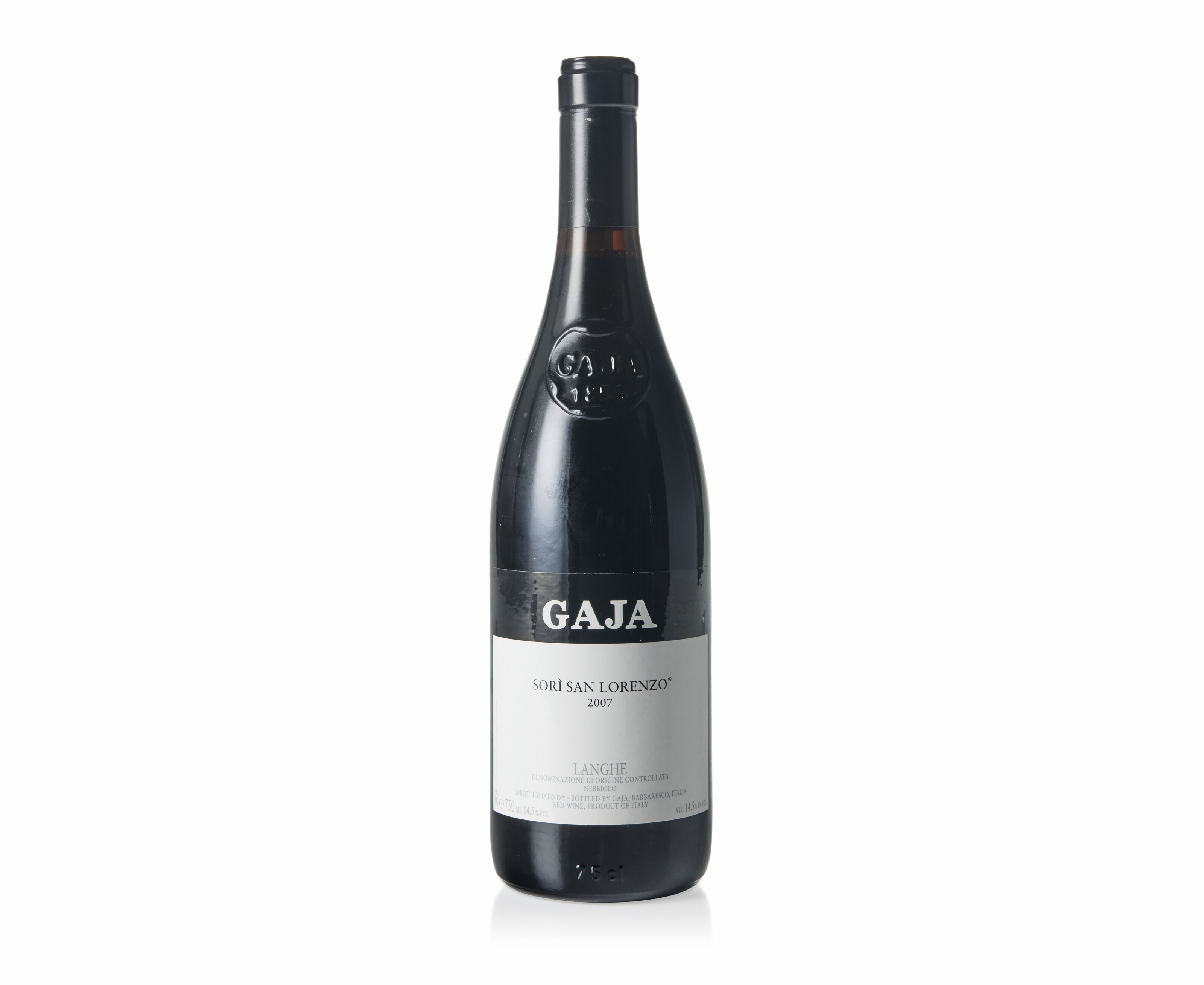 Gaja, Sorì San Lorenzo 2007, PiedmontIn original wooden caseThis lot is