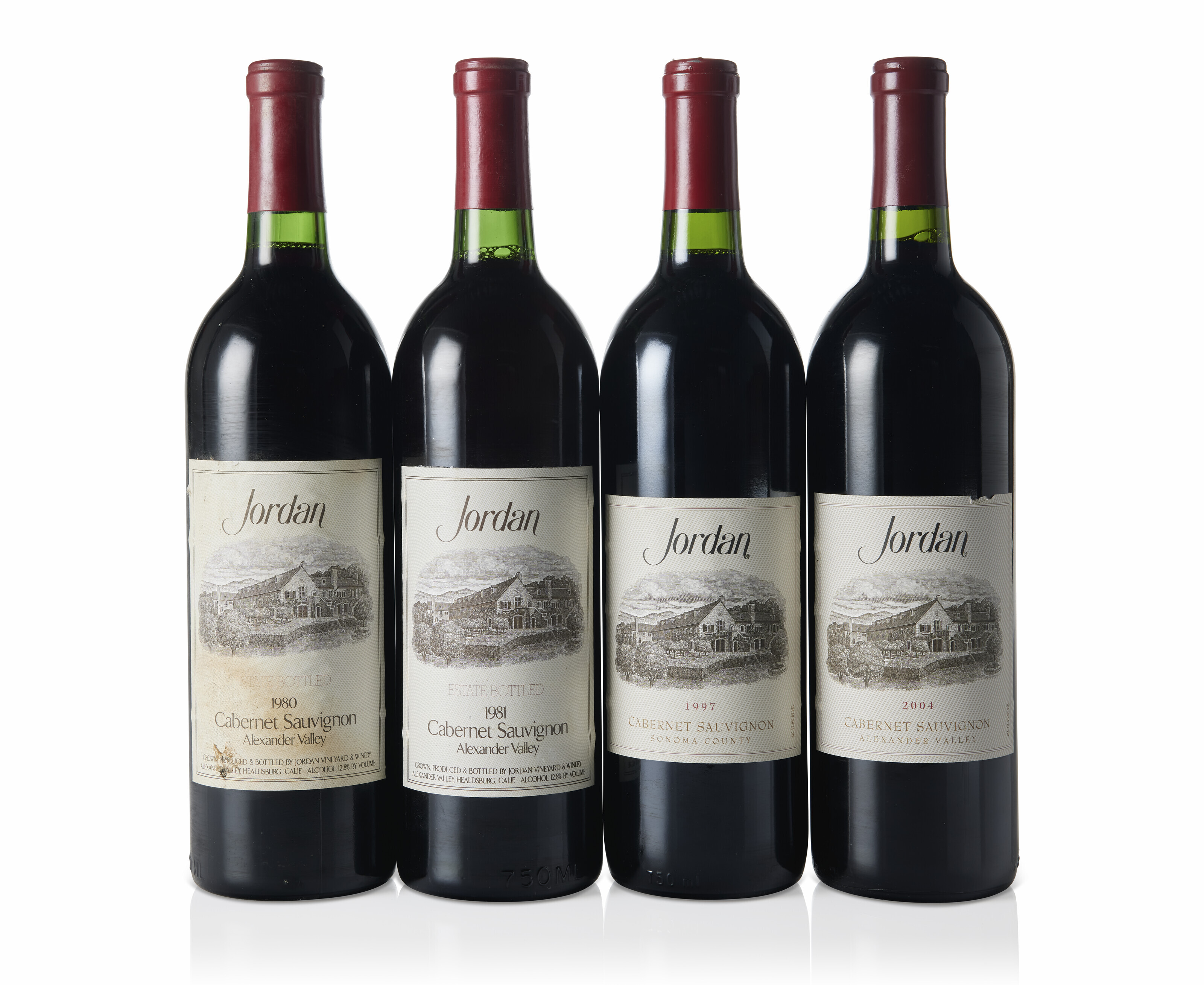 Mixed Jordan, Sauvignon, Jordan, Alexander Valley 1980 Bin