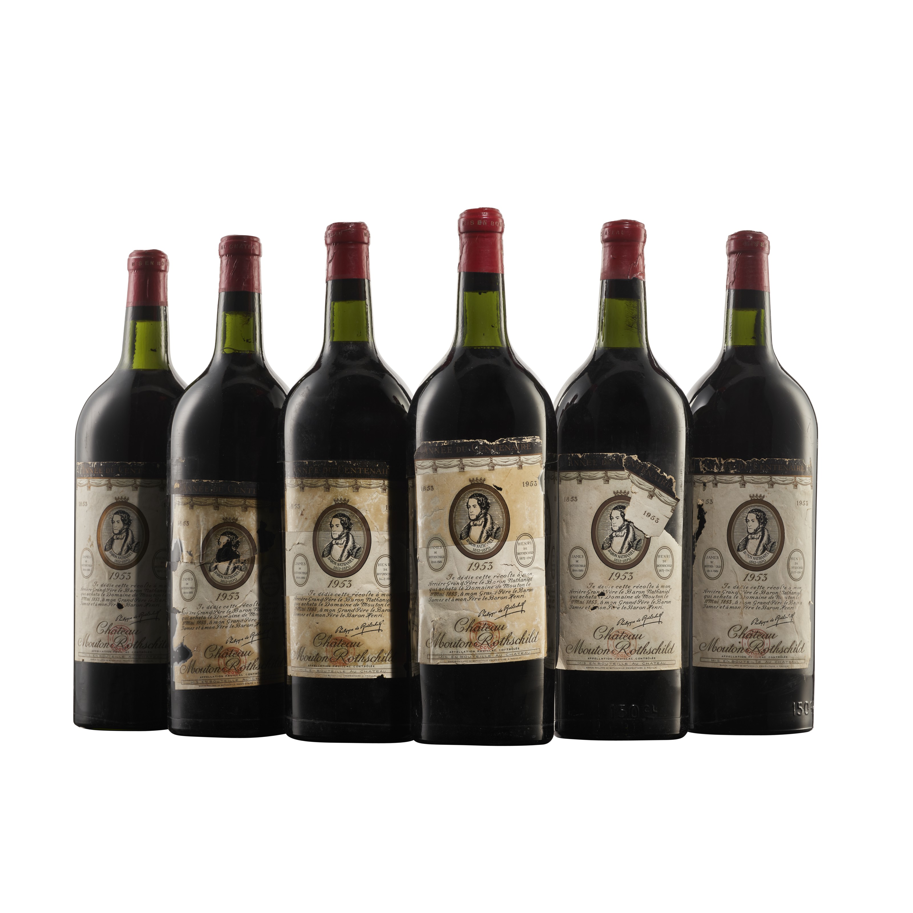 Château Mouton-Rothschild 1953, Pauillac, 1er cru classéSlightly ...