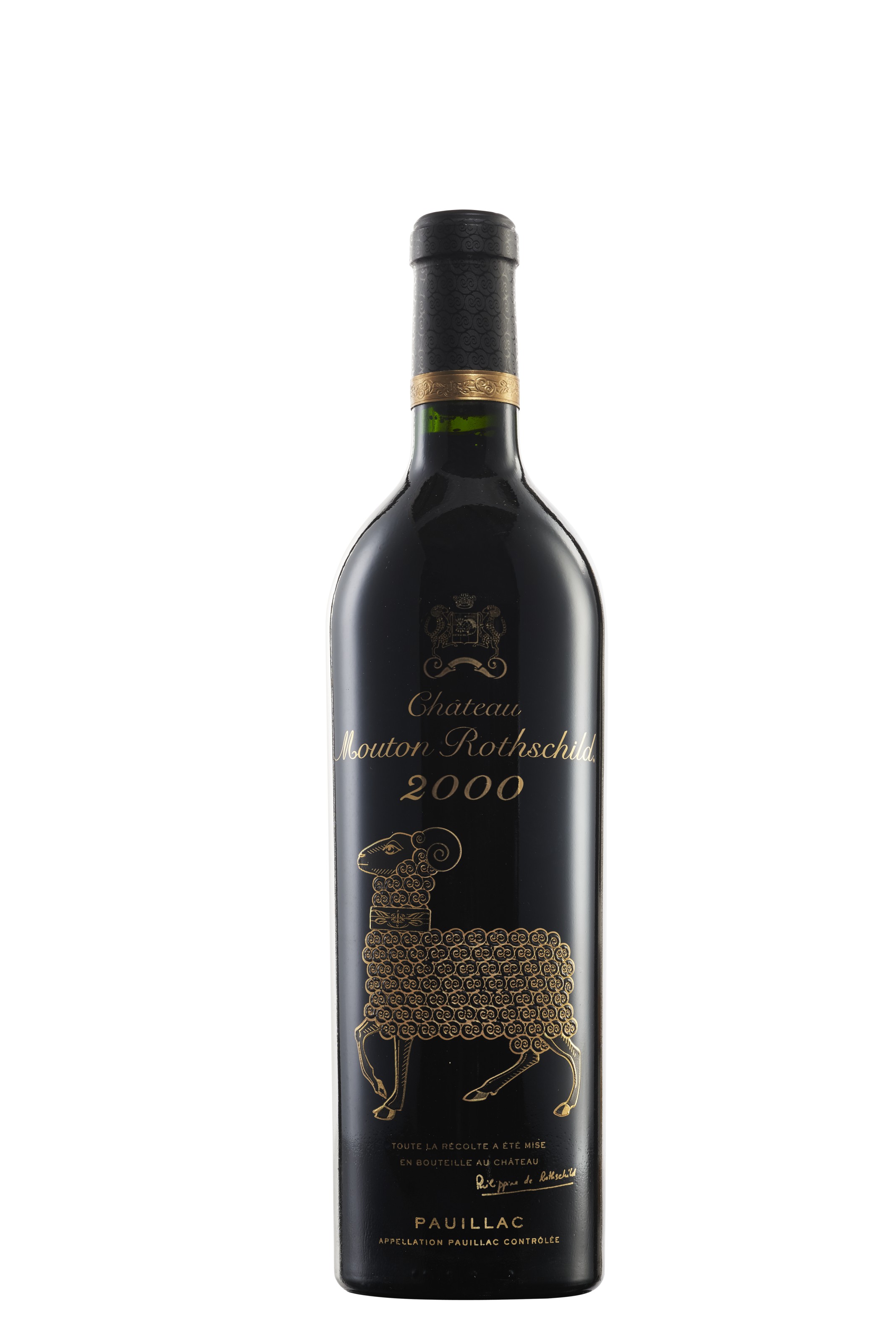 Château Mouton-Rothschild 1975, Pauillac, 1er cru classéCorroded