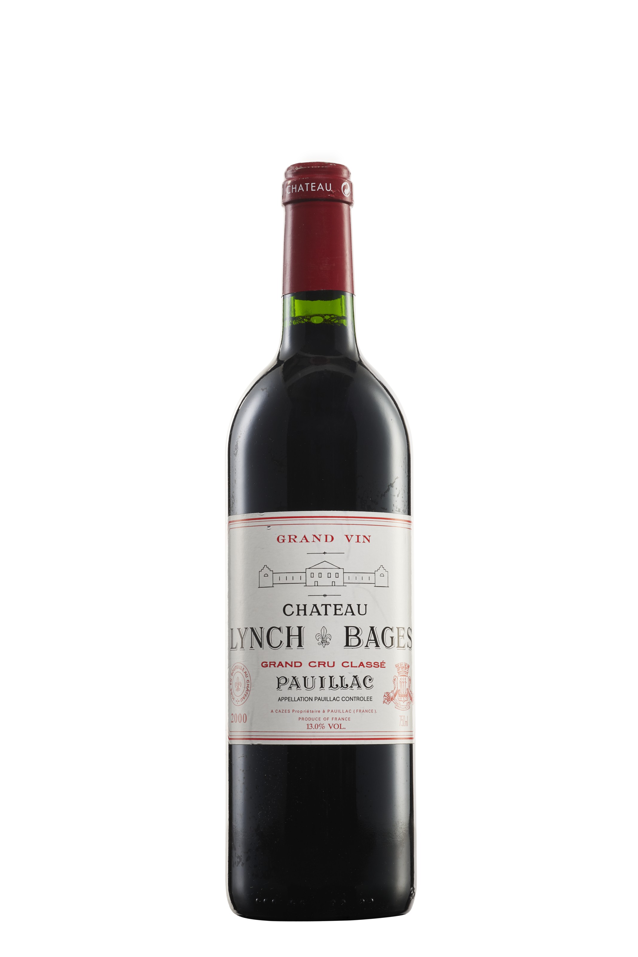 Château Lynch-Bages 2000, Pauillac, 5ème cru classéGood appearance ...