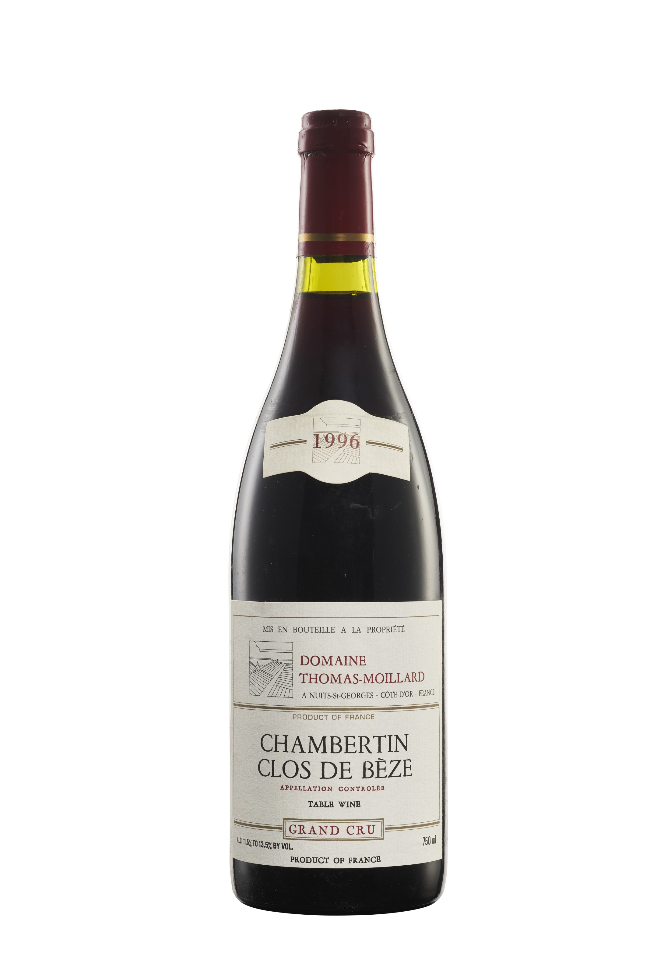 Domaine Clair-Daü, Chambertin-Clos de Bèze 1983, Grand Cru, Côte