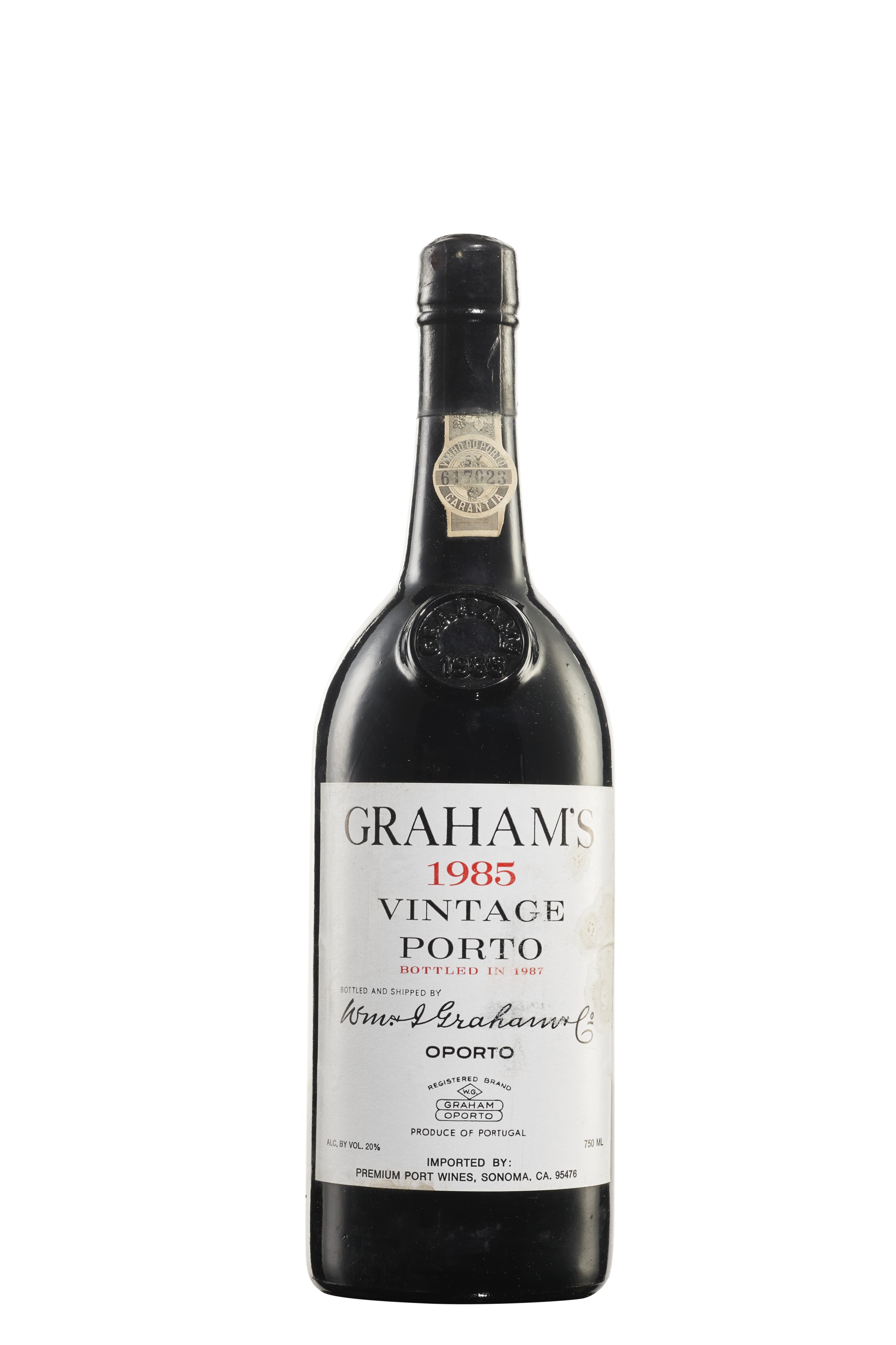 Grahams 1985, Good appearanceLevels base of neck or betterIn original ...