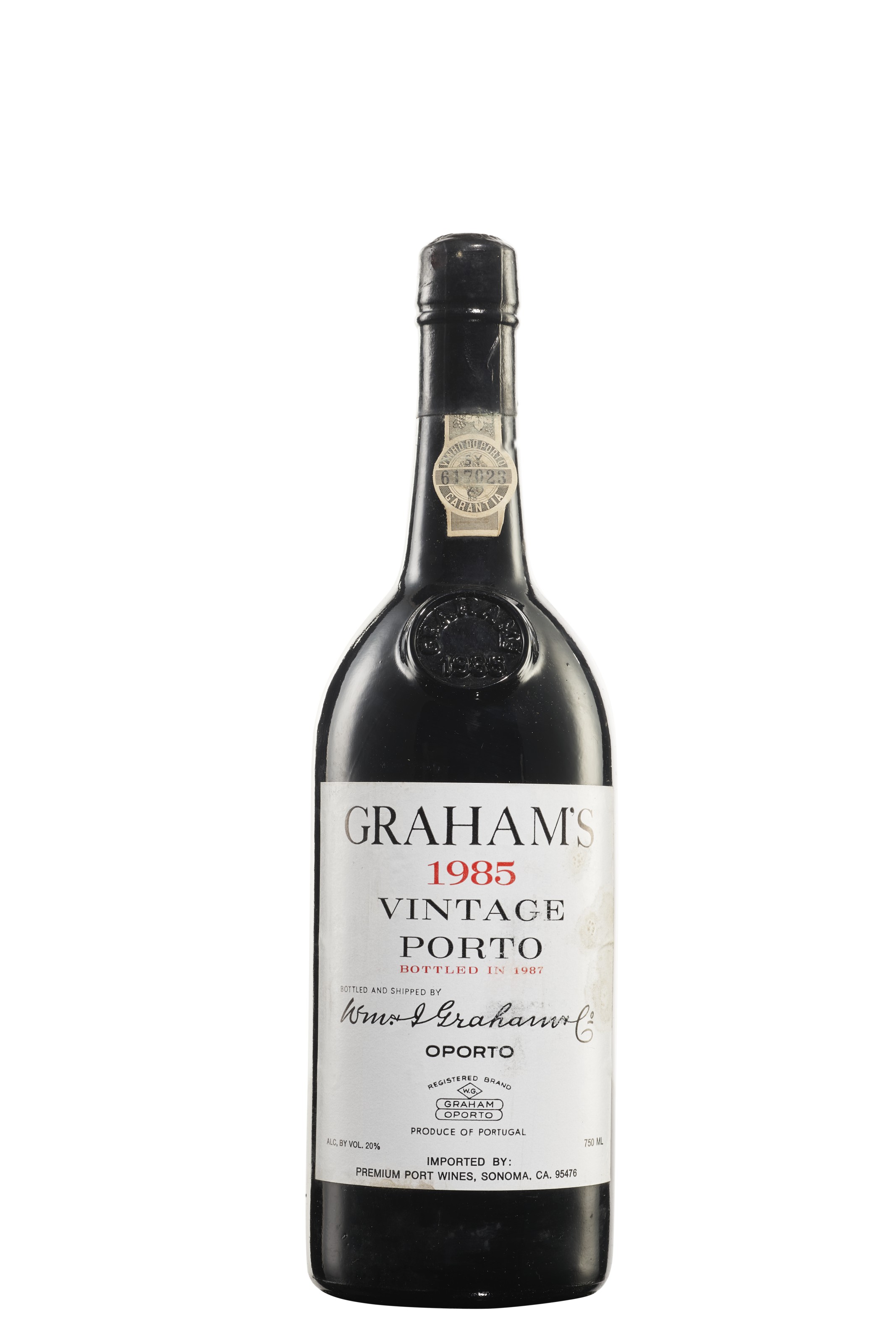 Grahams 1985, Good appearanceLevels base of neck or betterIn original ...
