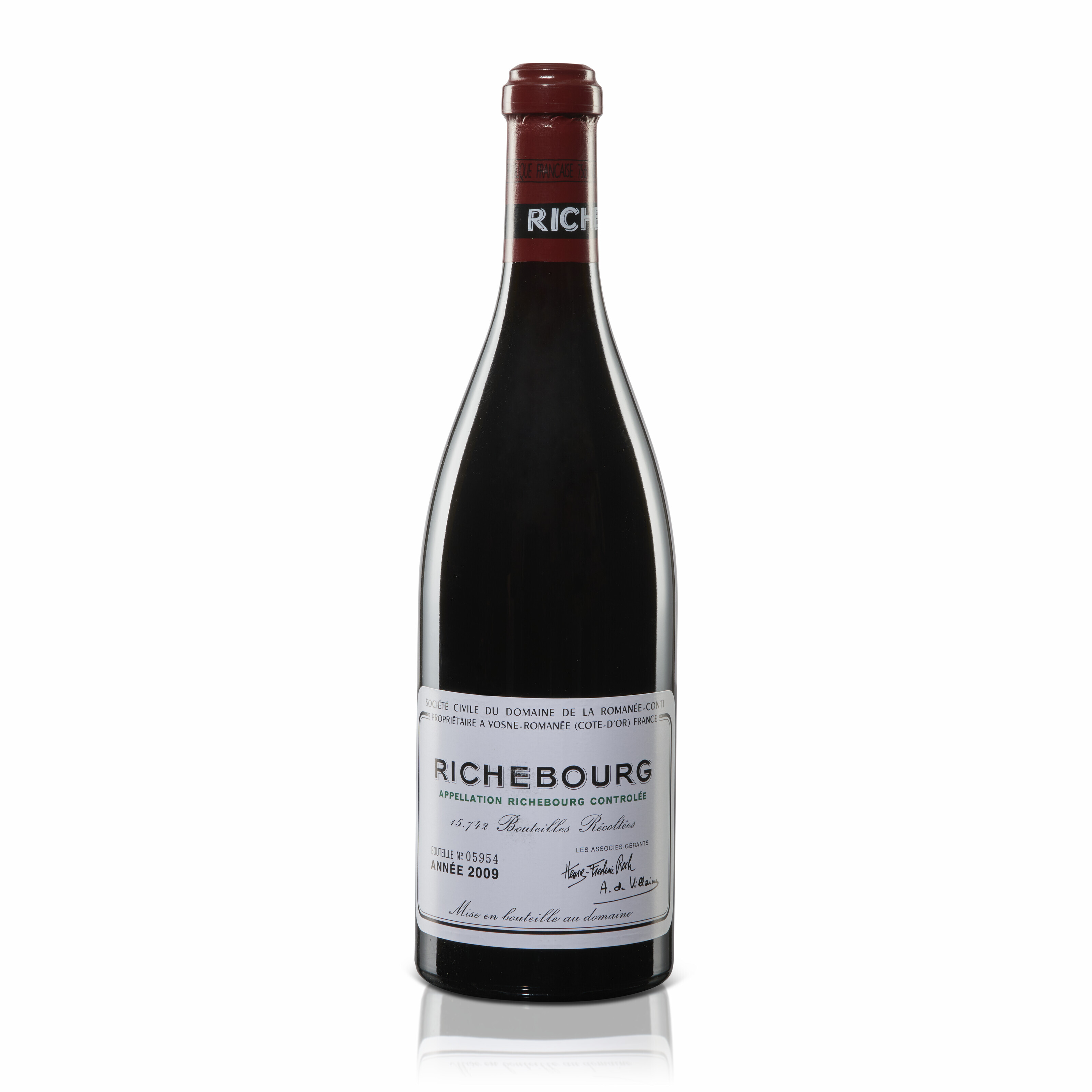 1 bouteille RICHEBOURG 1964 Grand Cru. Domaine de la