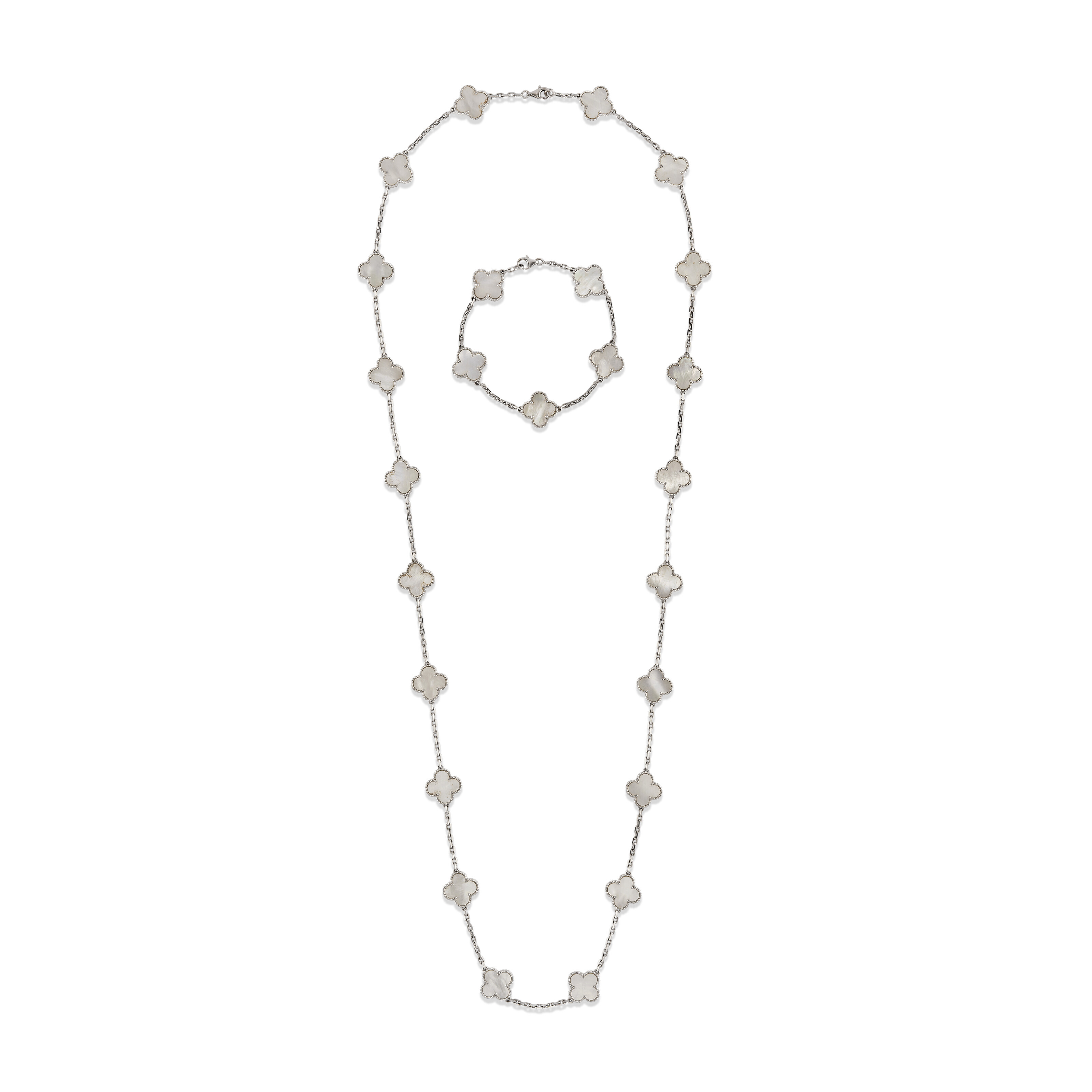 Set Collana E Bracciale Lia Sophia Dinastia - Cristallo, Argento, Nuovo Con Etichette