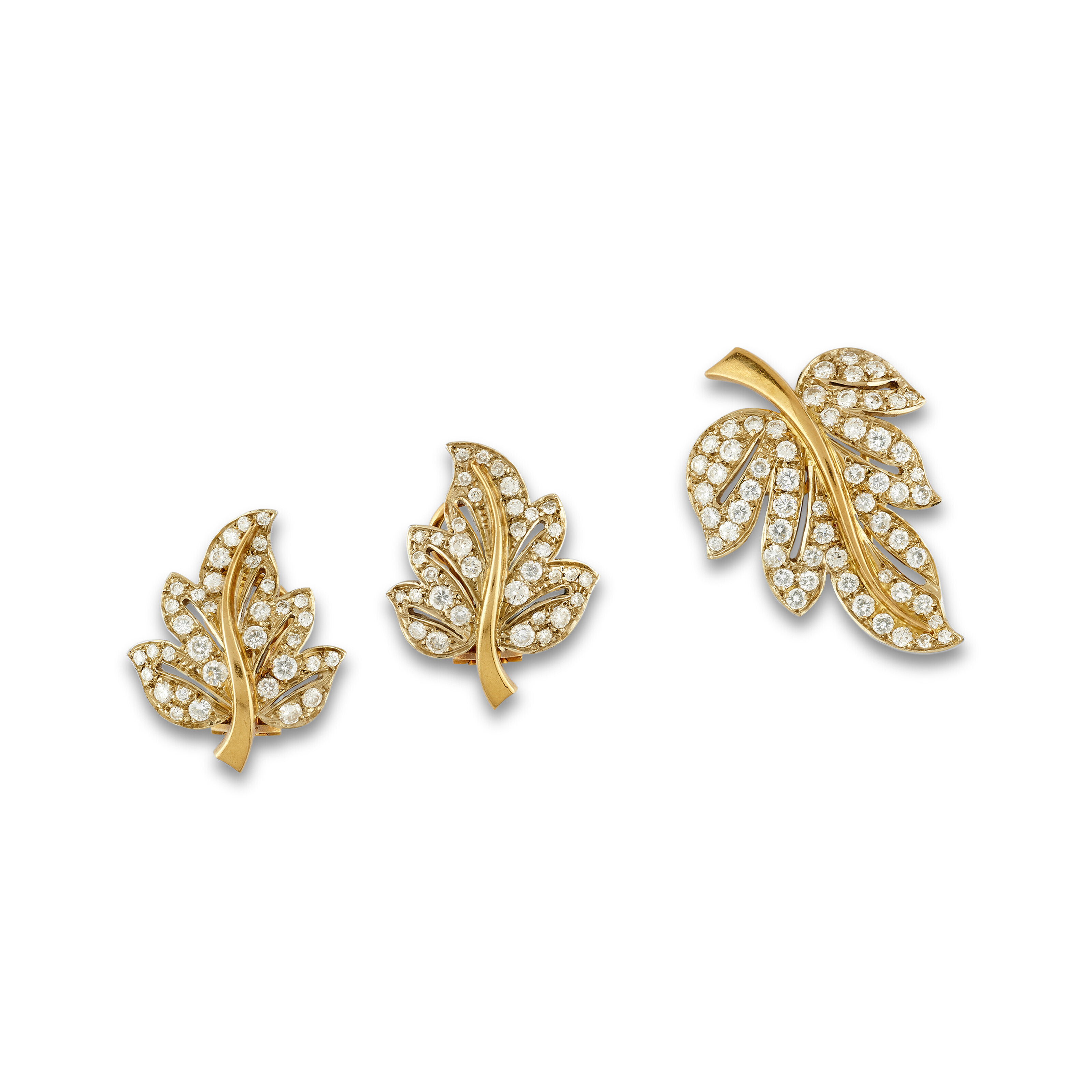 Hoisy Set Orecchini, Gommine Orecchini Foglie Argento Ohrringe