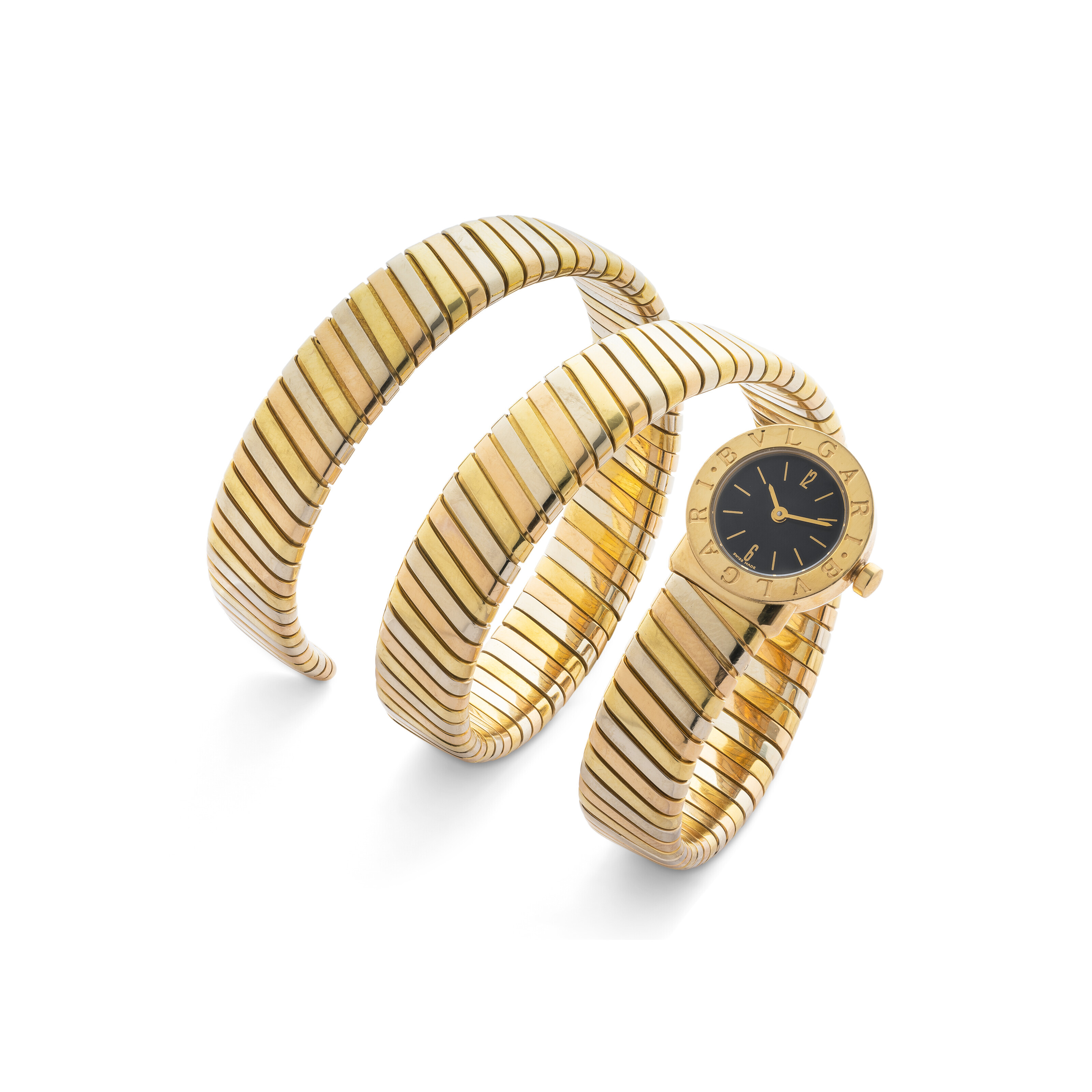 OROLOGIO “TUBOGAS” IN ORO TRICOLORE, BULGARI, Christie's