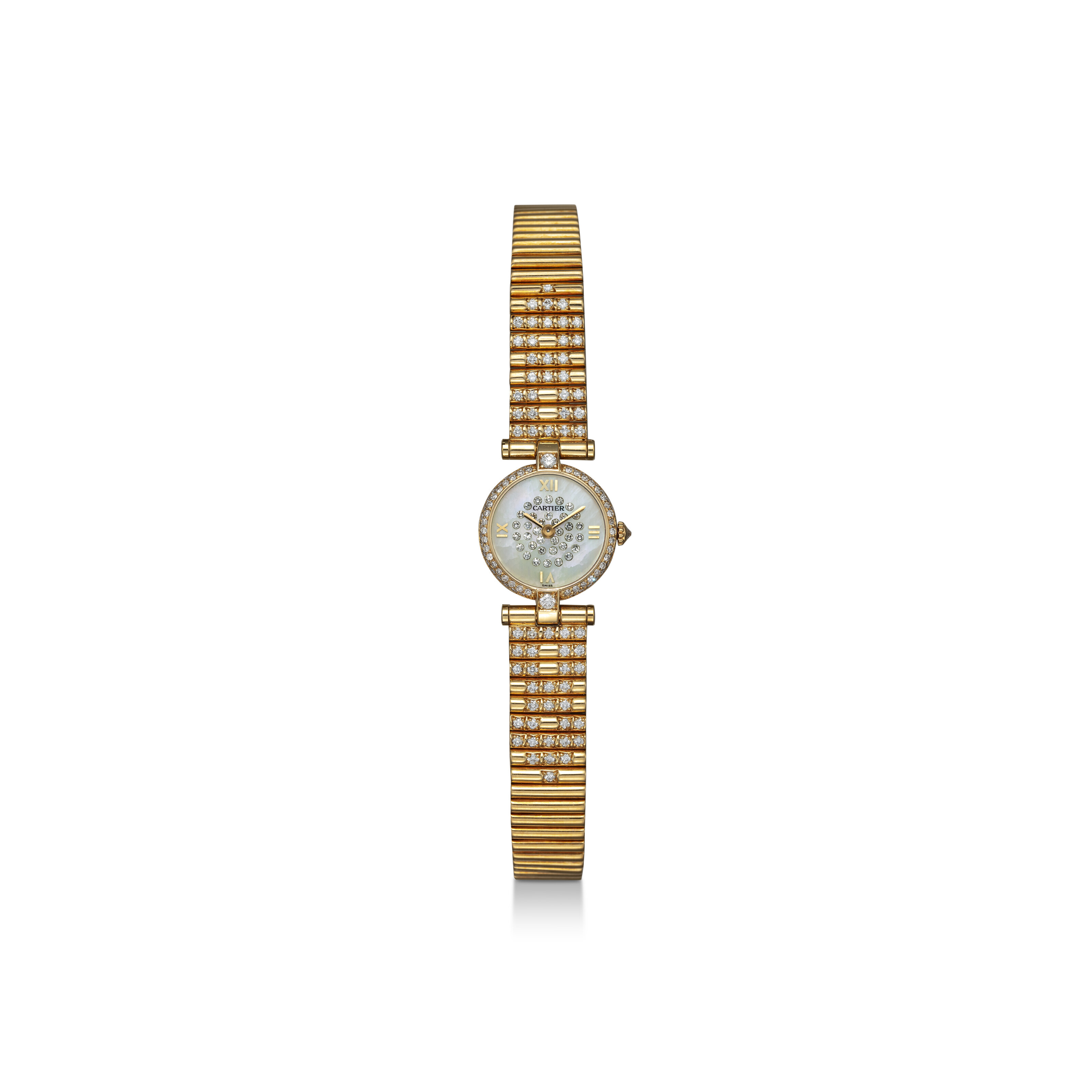 Orologio Analogico Con Quadrante In Madreperla E Bracciale In Acciaio Color Oro T Band Club