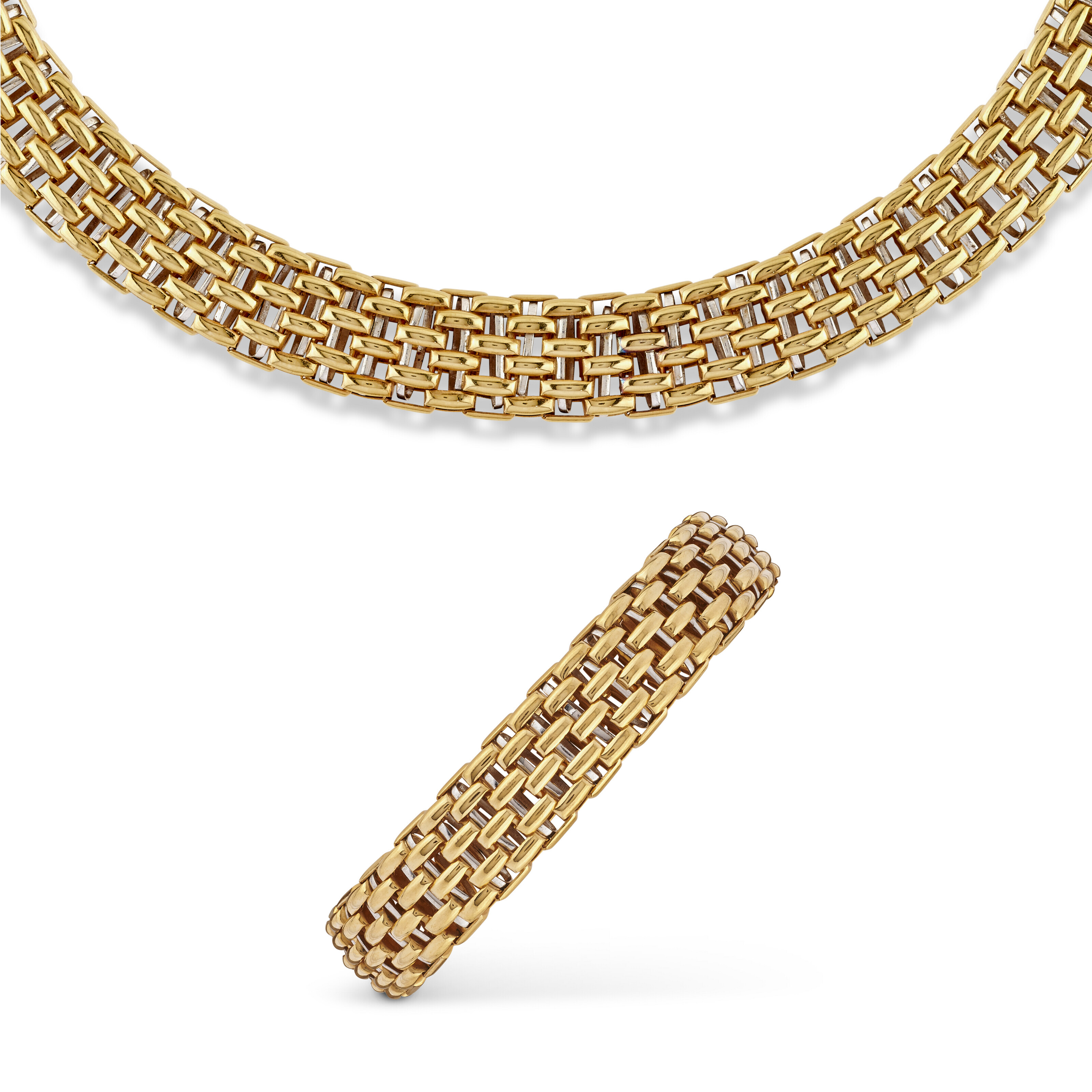 SENZA RISERVA| SET COLLANA E BRACCIALE IN ORO, | Christie’s