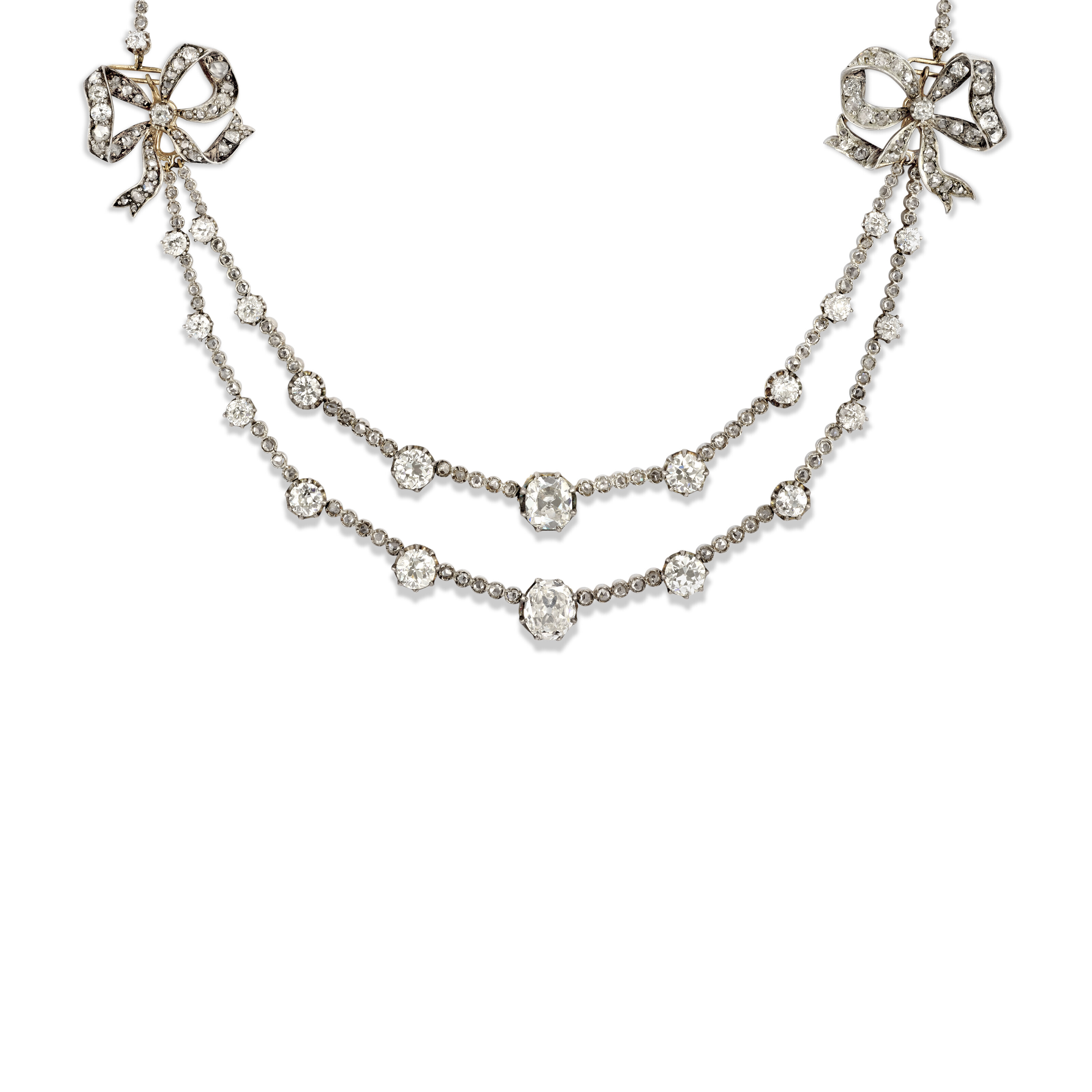Collana a farfalla in oro bianco 18 carati con diamanti e ciondolo da – Cervin Blanc