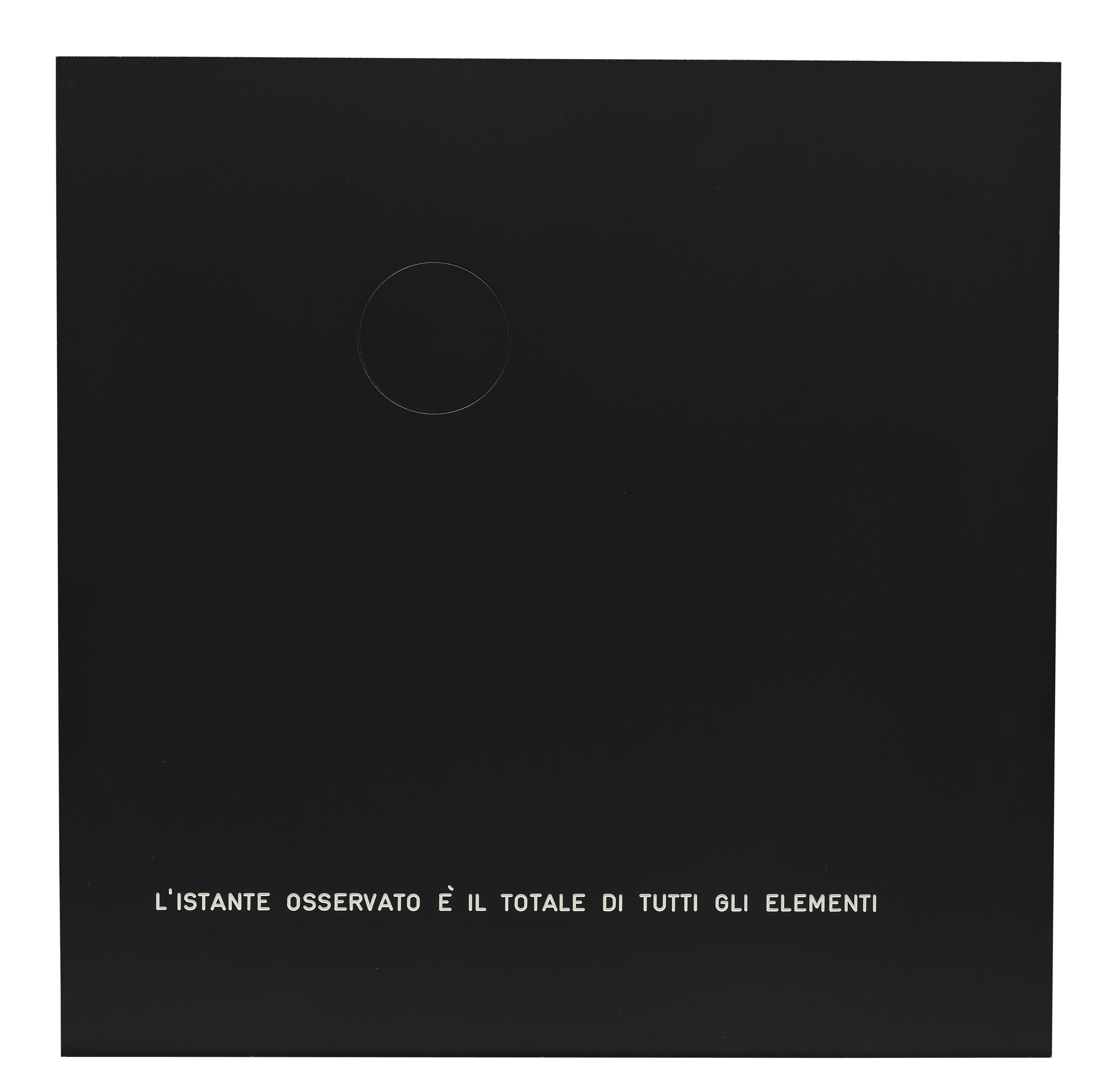 Catalog image of Assioma, L'istante osservato è il totale di tutti gli elementi