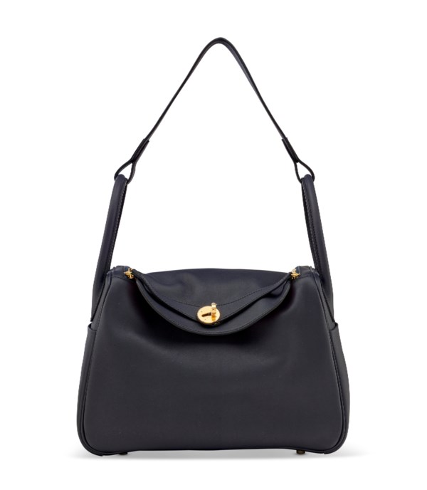 Bleu Indigo and Orange Poppy Swift Verso Lindy 30 Gold Hardware, 2015, Handbags & Accessories, 2022