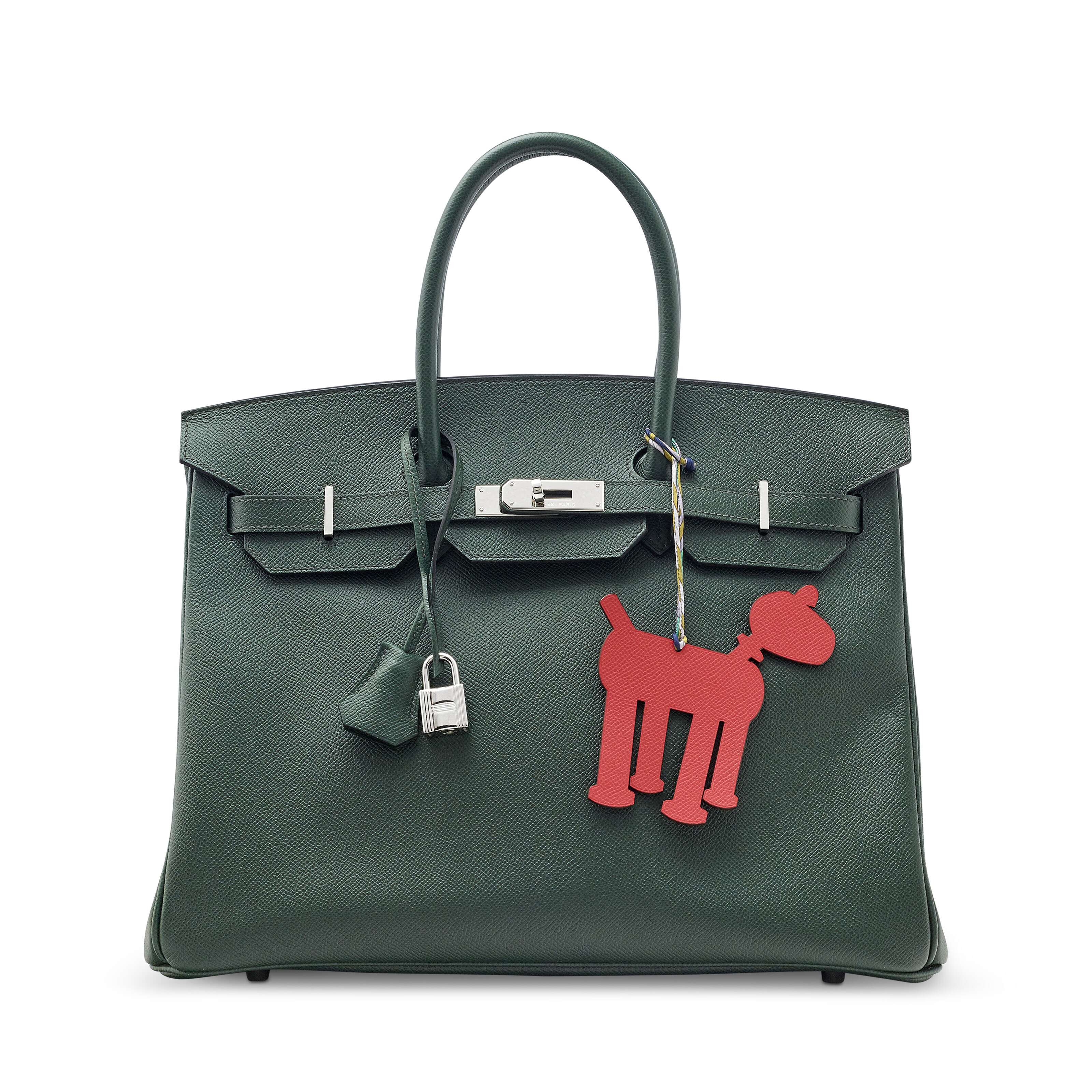 バニールパラダイス　ドゴラ A MALACHITE TOGO LEATHER BIRKIN 35 WITH GOLD HARDWARE, HERMÈS