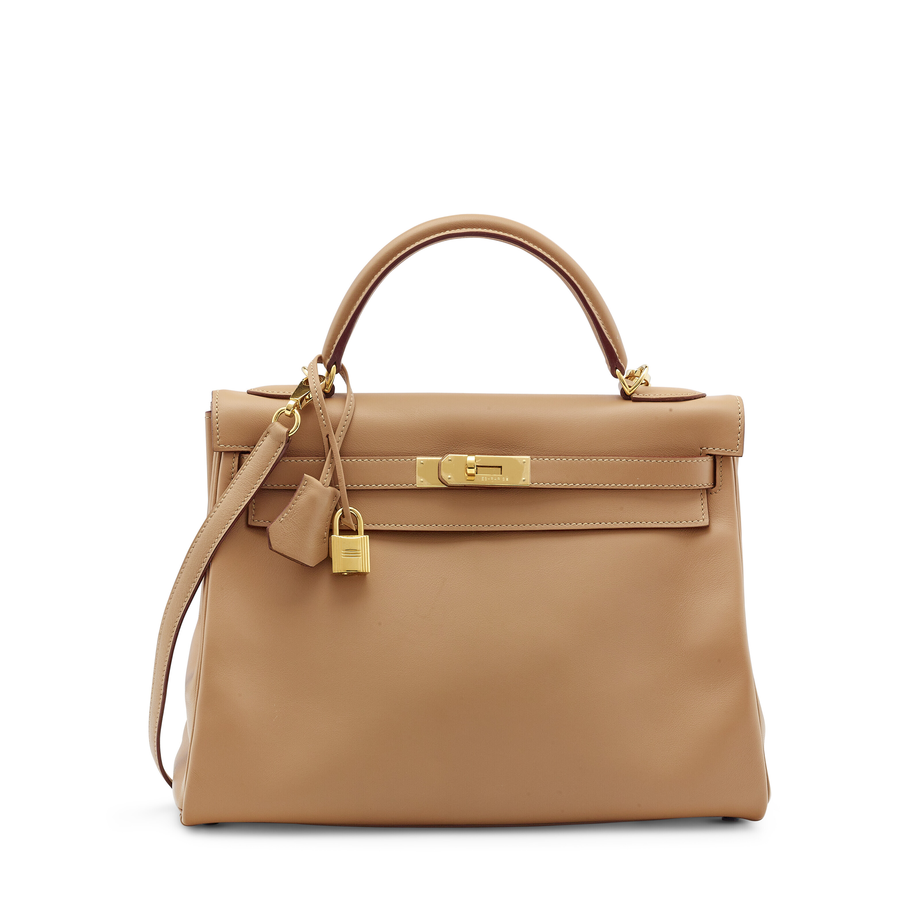 商品画像：A BISCUIT SWIFT LEATHER RETOURNÉ KELLY 32 WITH GOLD HARDWARE 5