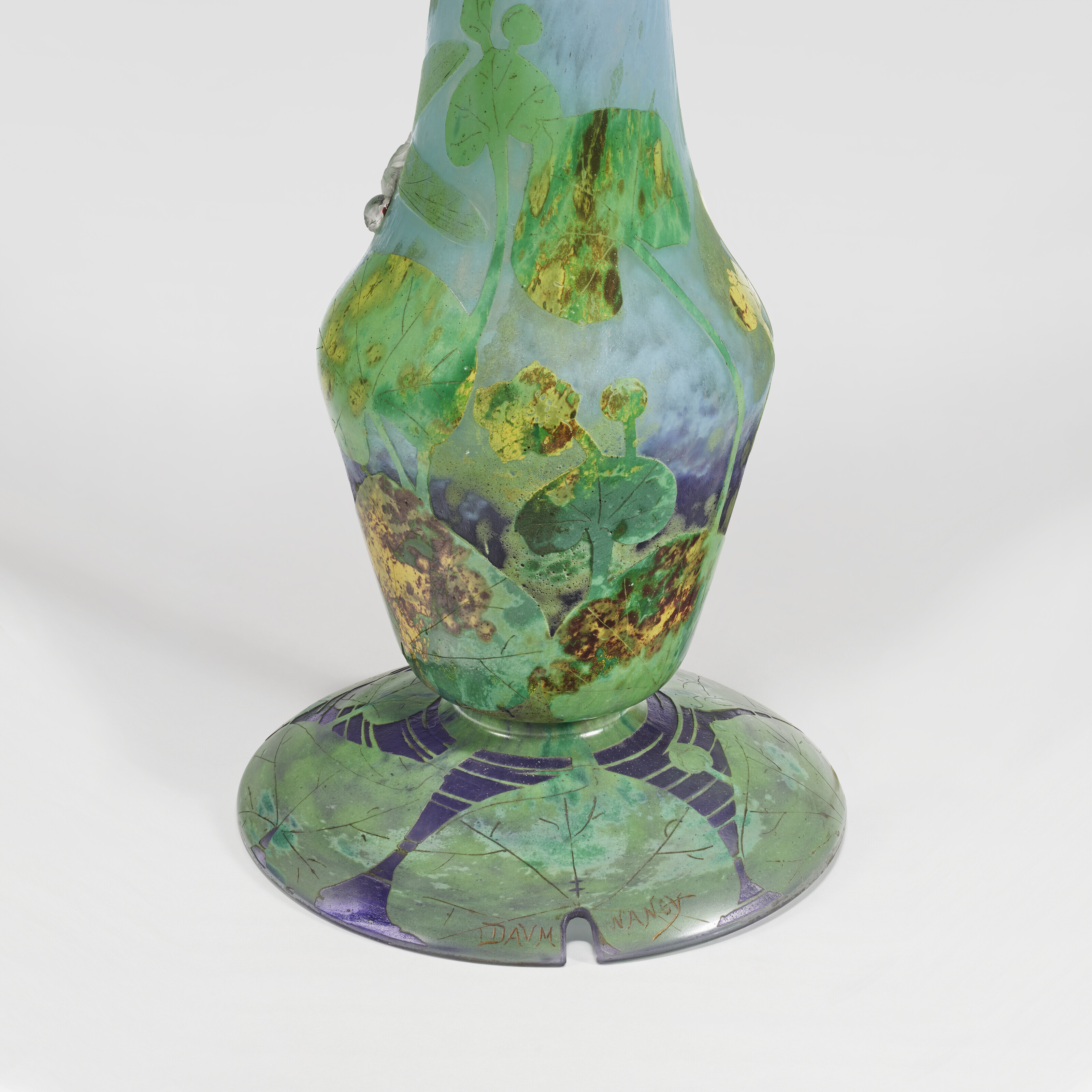 Vuillard、VASE DE FLEURS、海外版超希少レゾネ、新品額付 10/22 10時発売】Hand Made Glass Flower Vase Brown Stripe