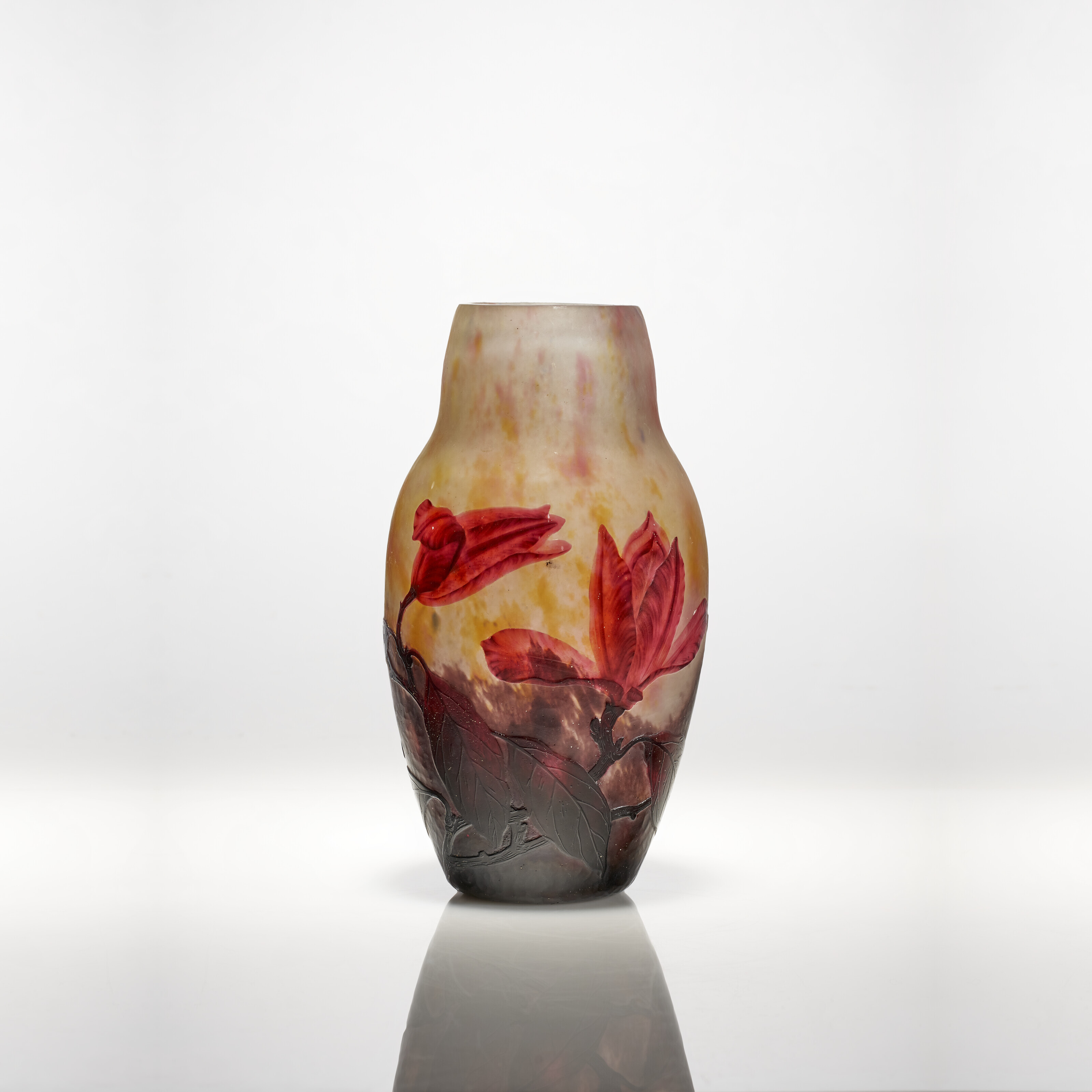 Catalog image of ‘Magnolias’ Vase, circa 1925
