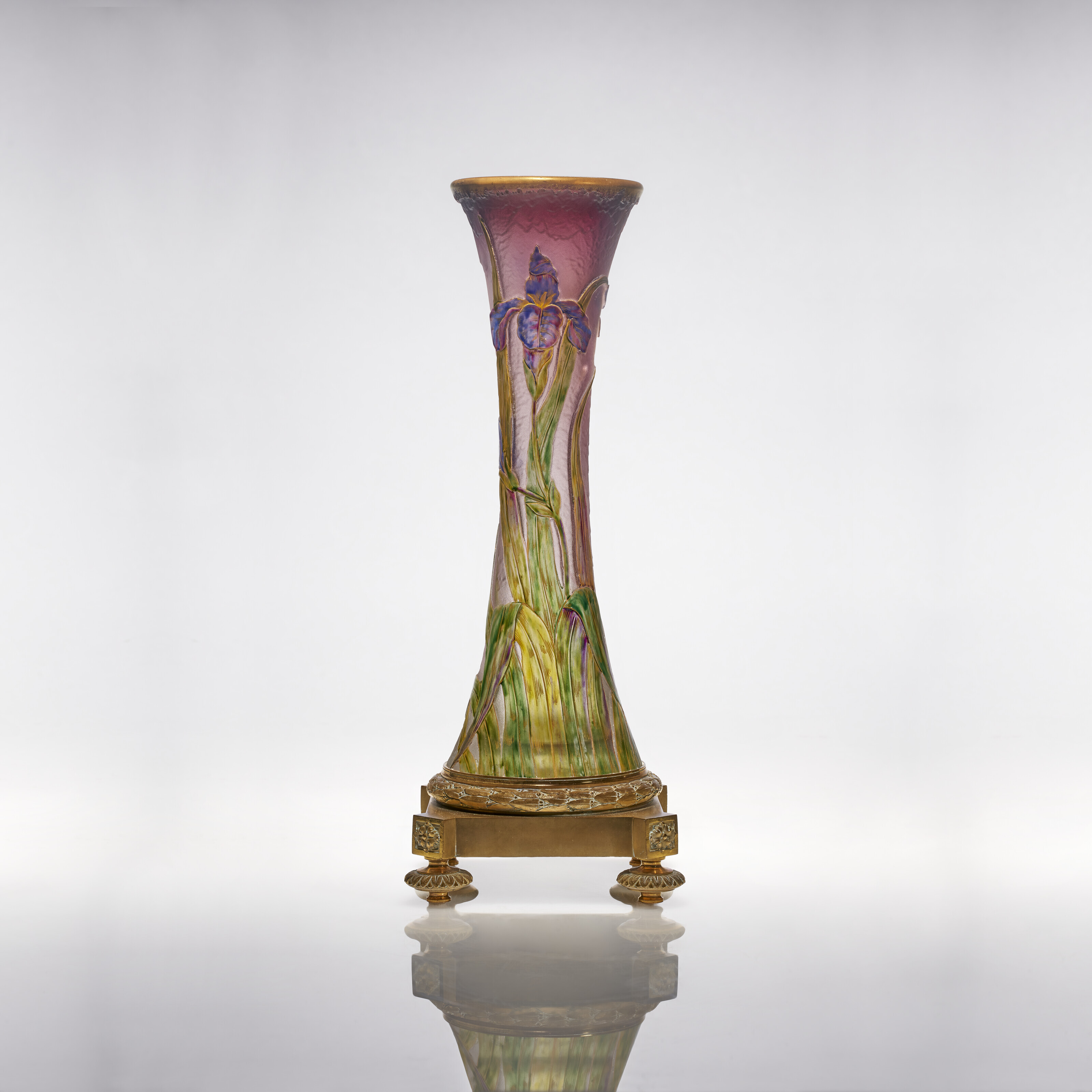 Catalog image of ‘Iris et Libellule’ Vase, circa 1895