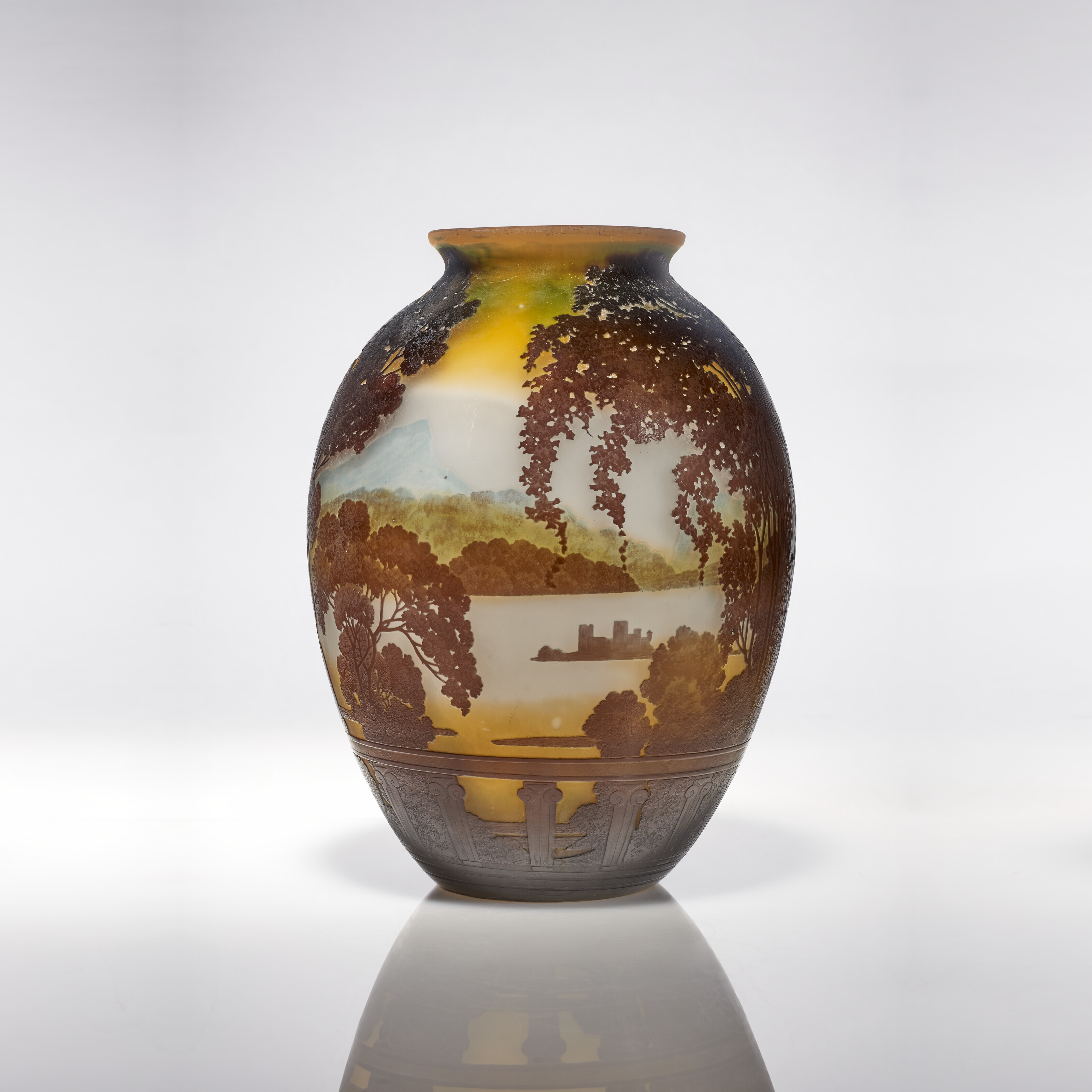 GALLÉ, ‘Lac de Côme’ Vase, circa 1910 Christie’s